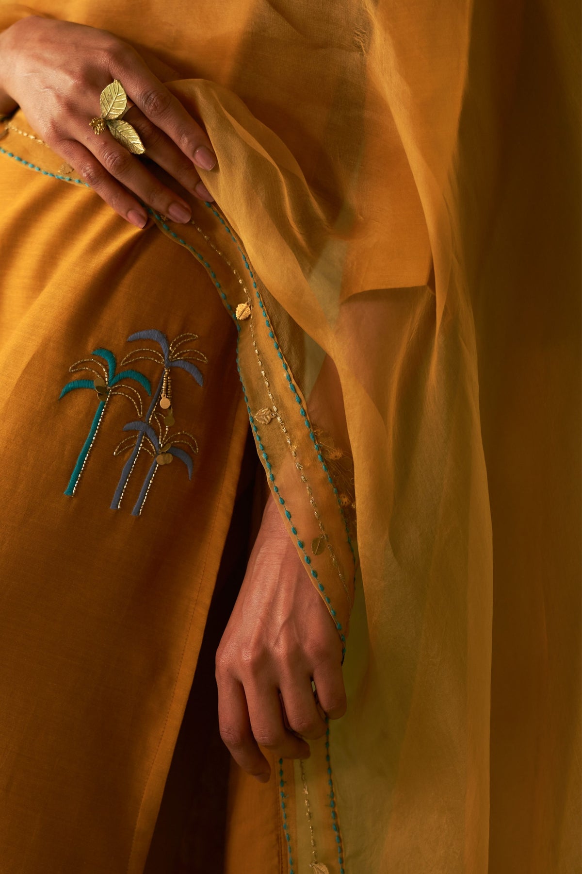 Palm Kurta  Set