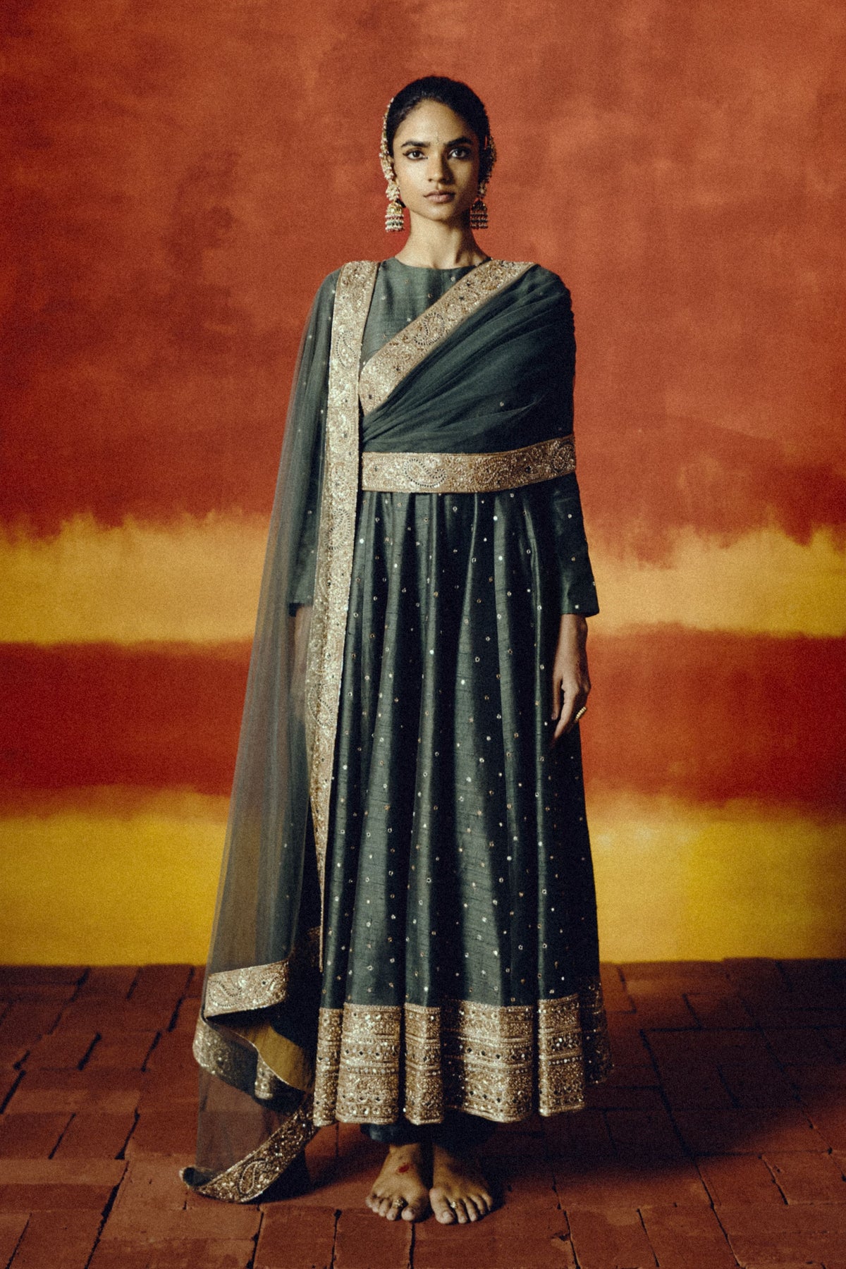 Valli Anarkali Set