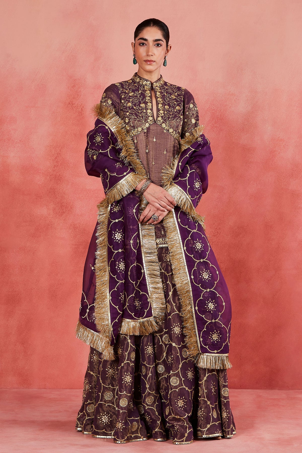 Adeela Sharara Set