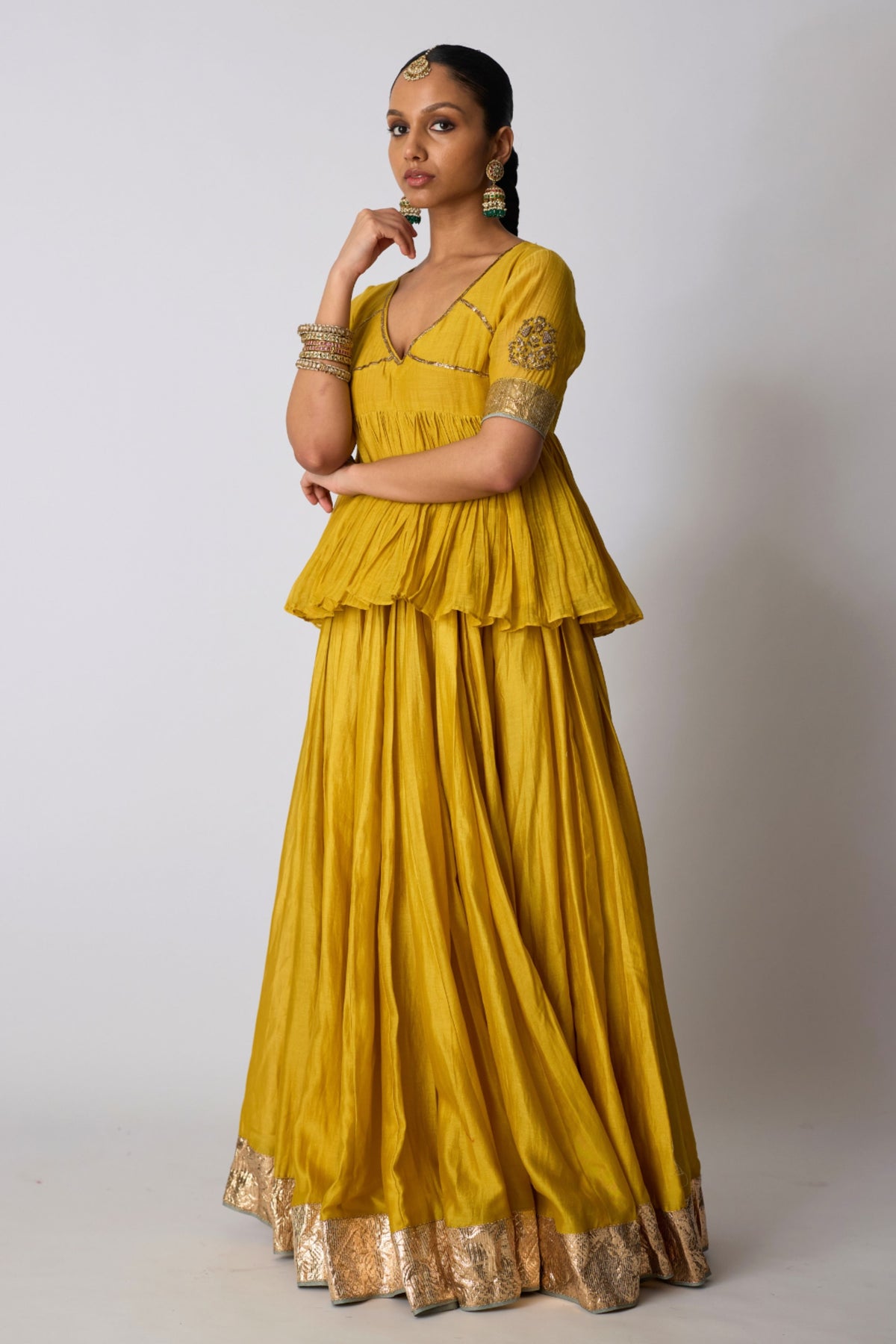 Kesari Lehenga Set