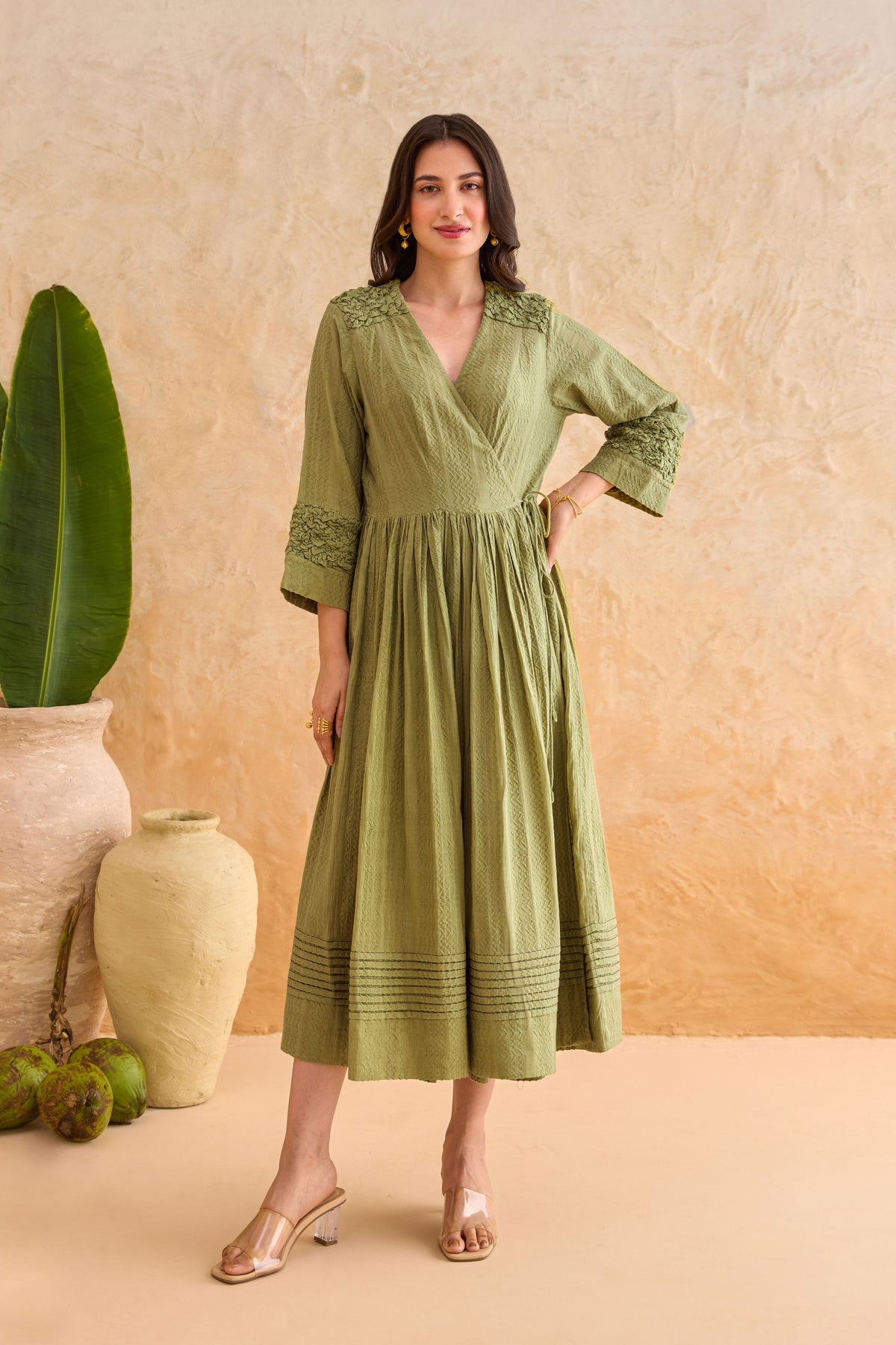 Olive Fern Dress