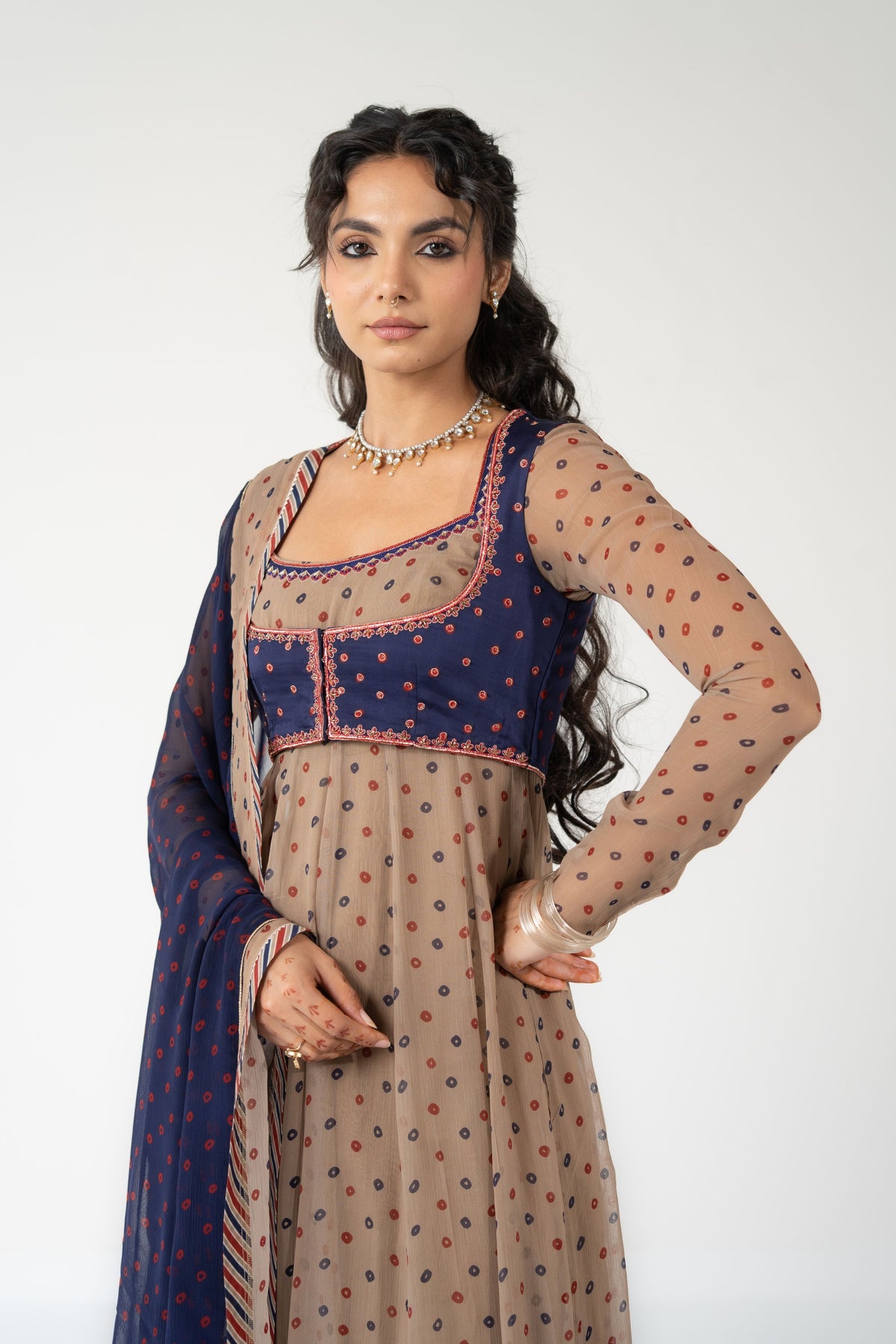 Veena Anarkali Set