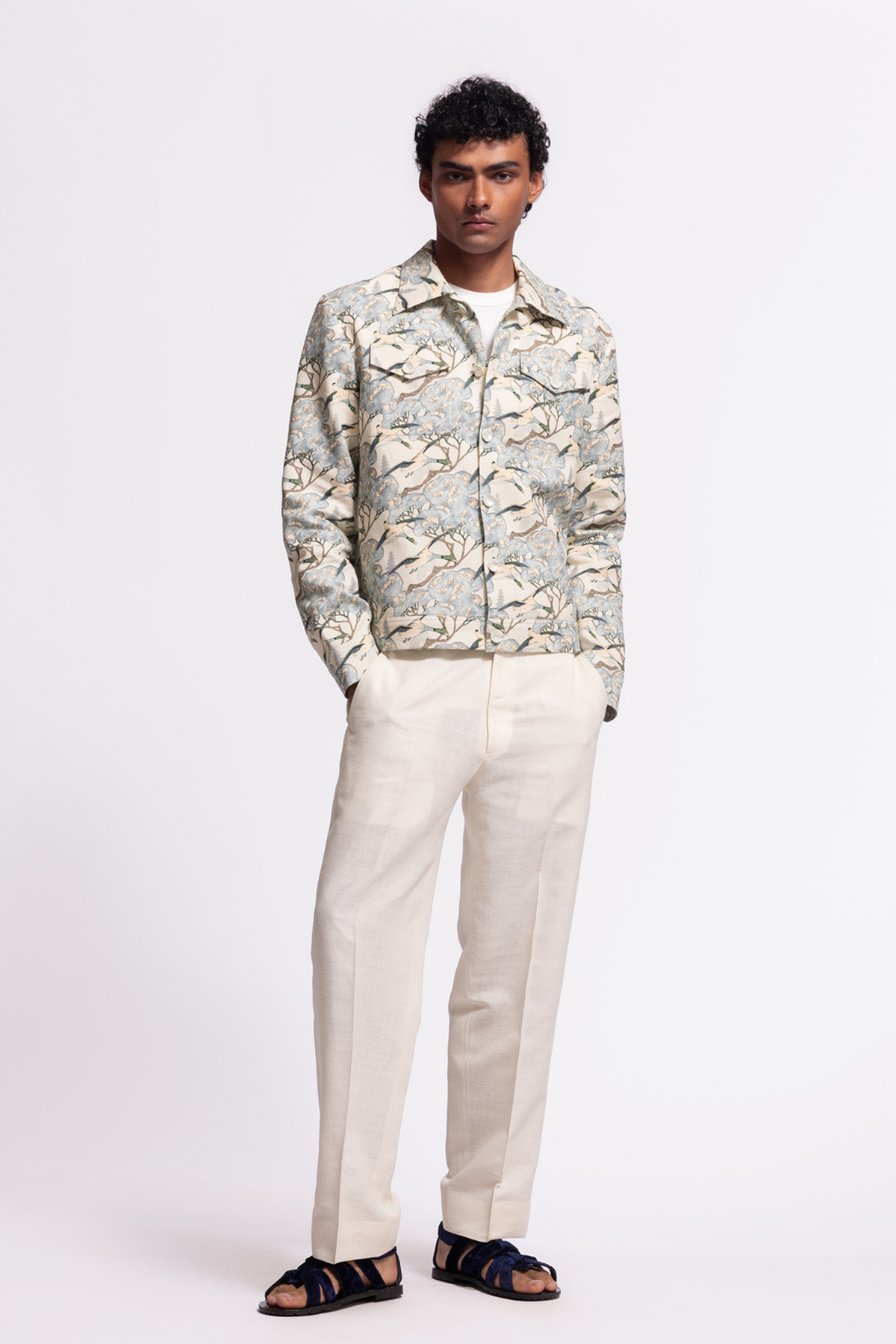 Printed Jacket With Pockets