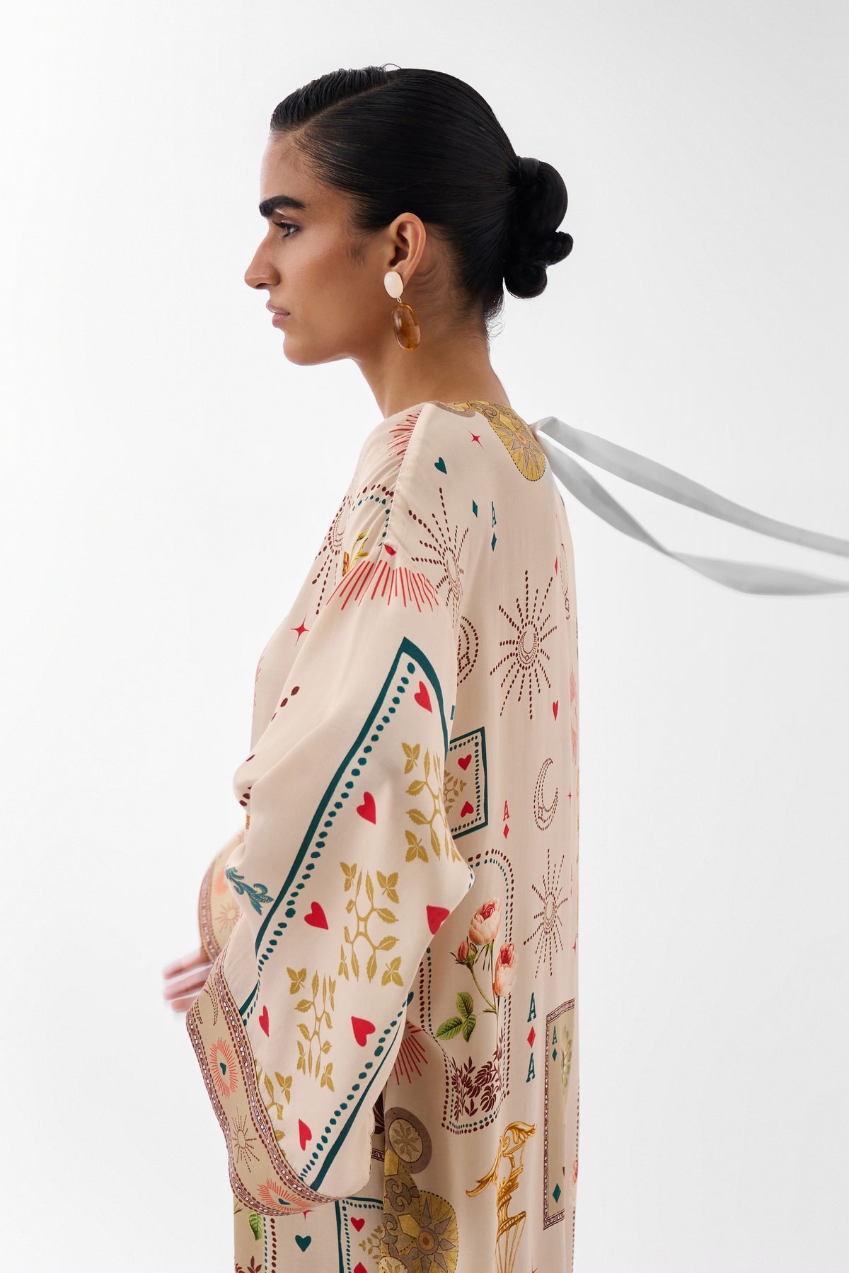 Adah Postcards Petals Kaftan