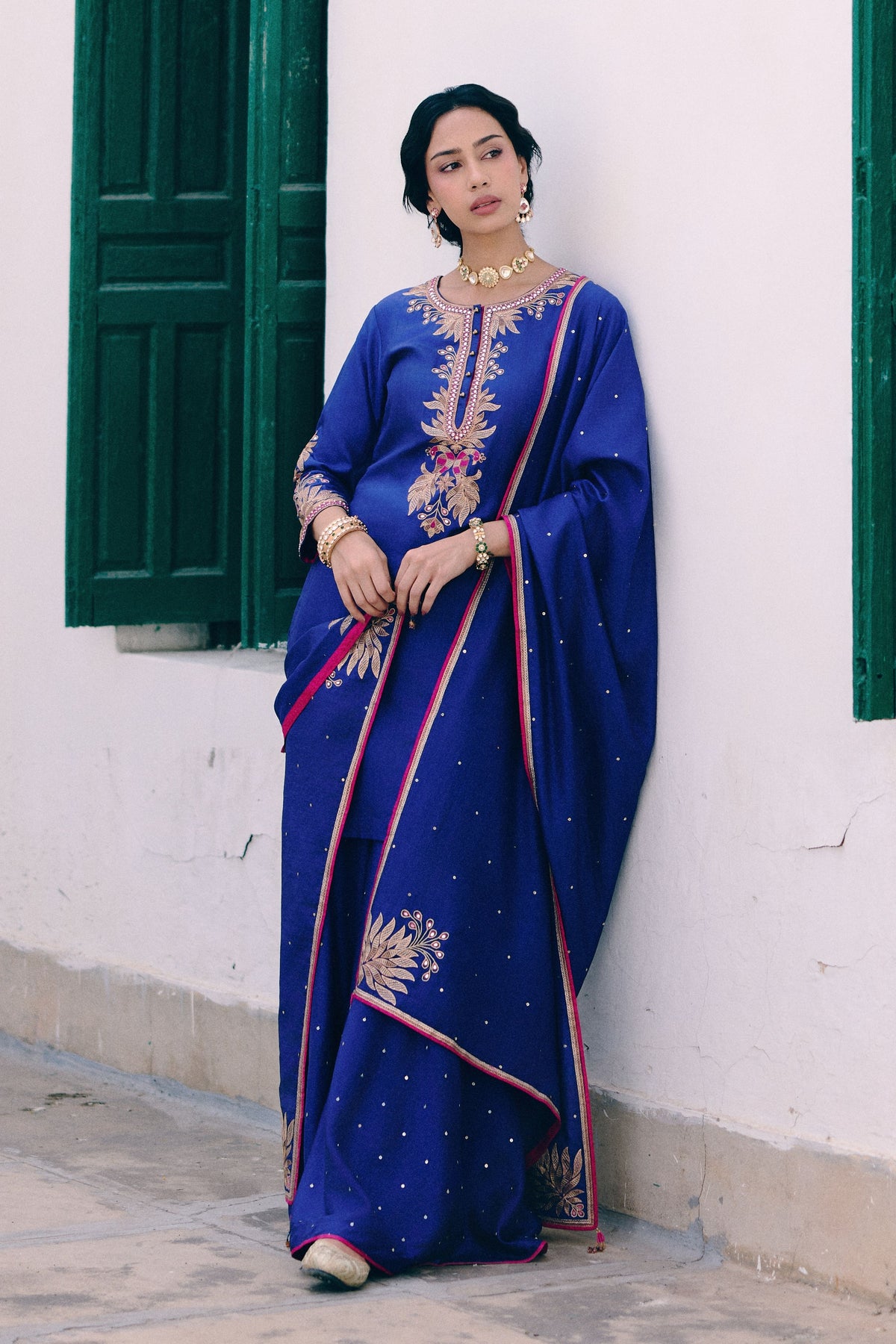 Neel Mor Sharara Set