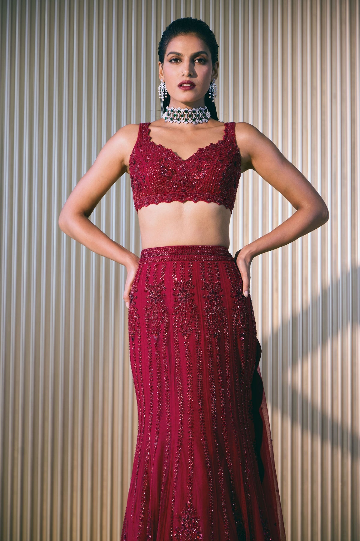 Wanderlust Fishtail Lehenga Set