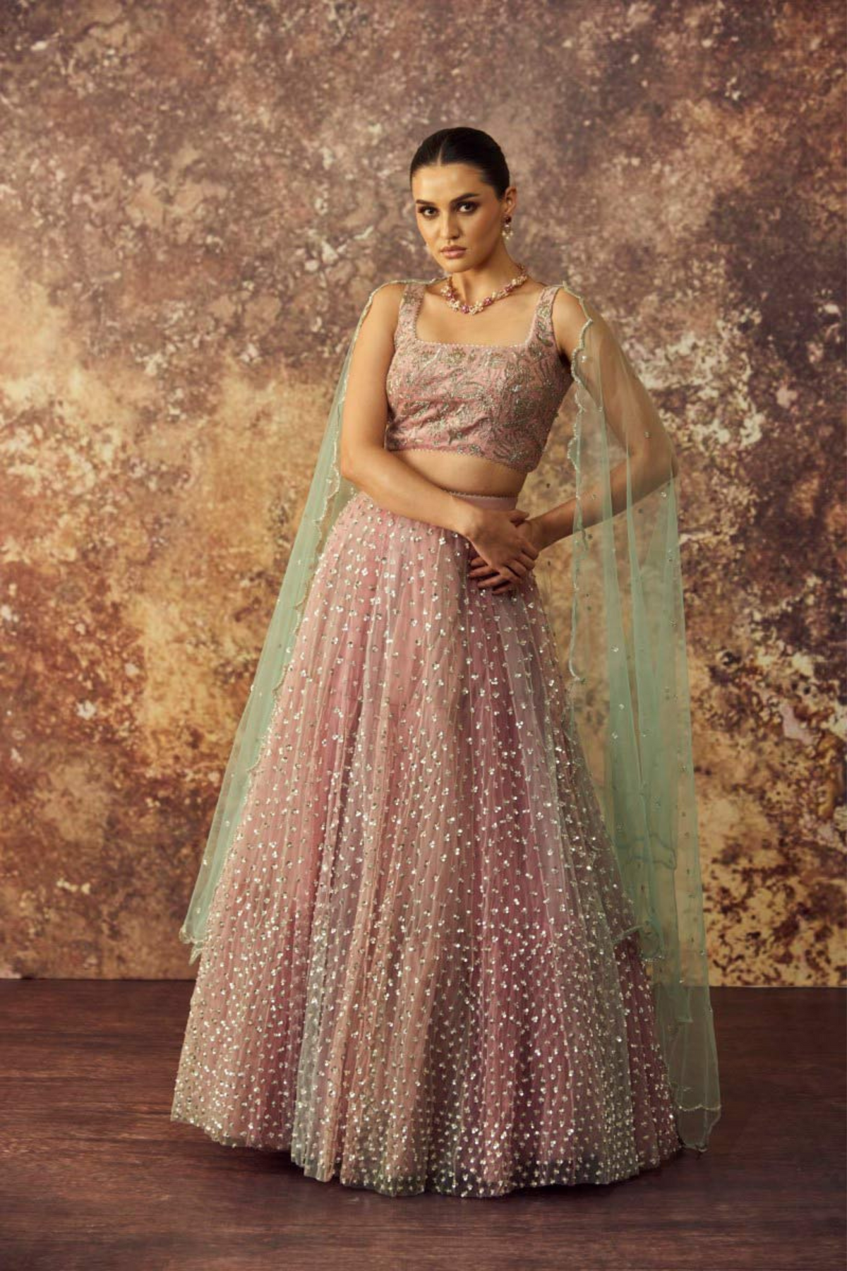 Tulle Chita Lehenga Set