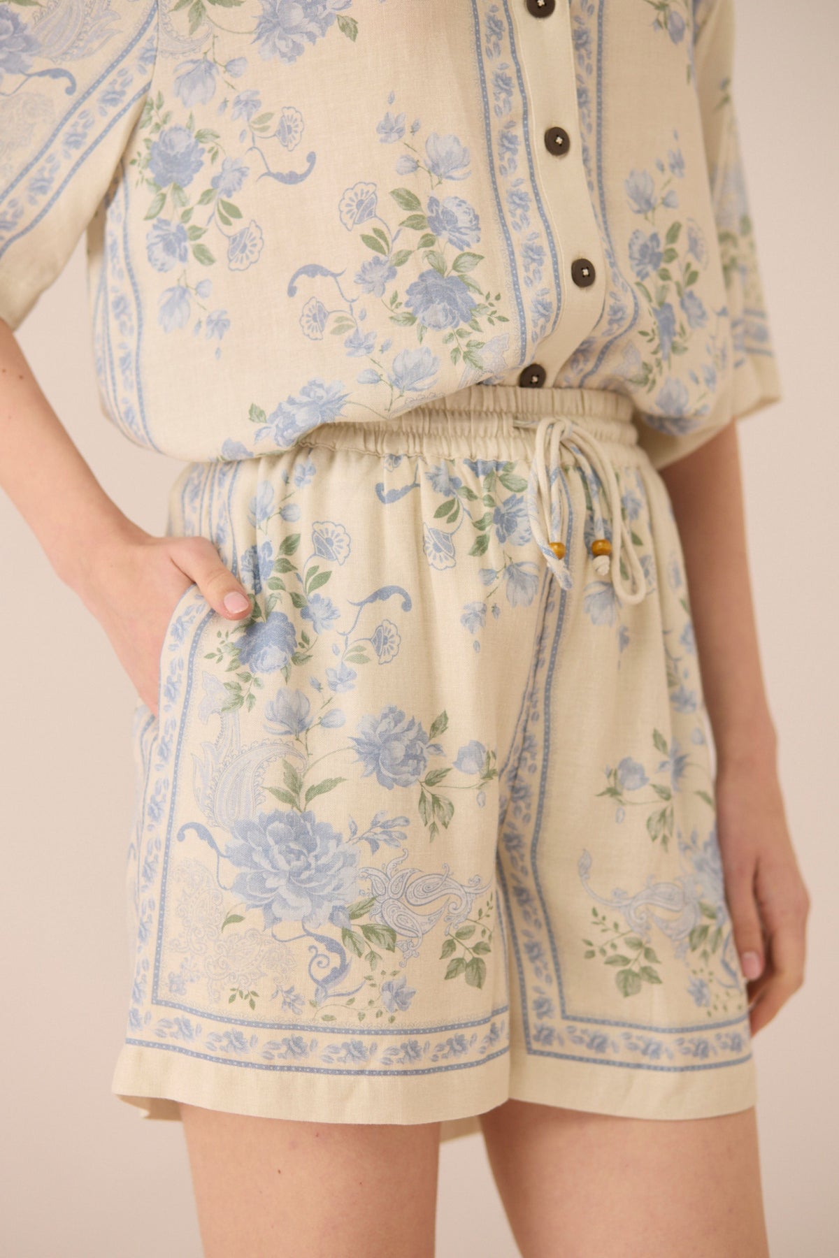 Malibu Azure Bloom Co-ord Set