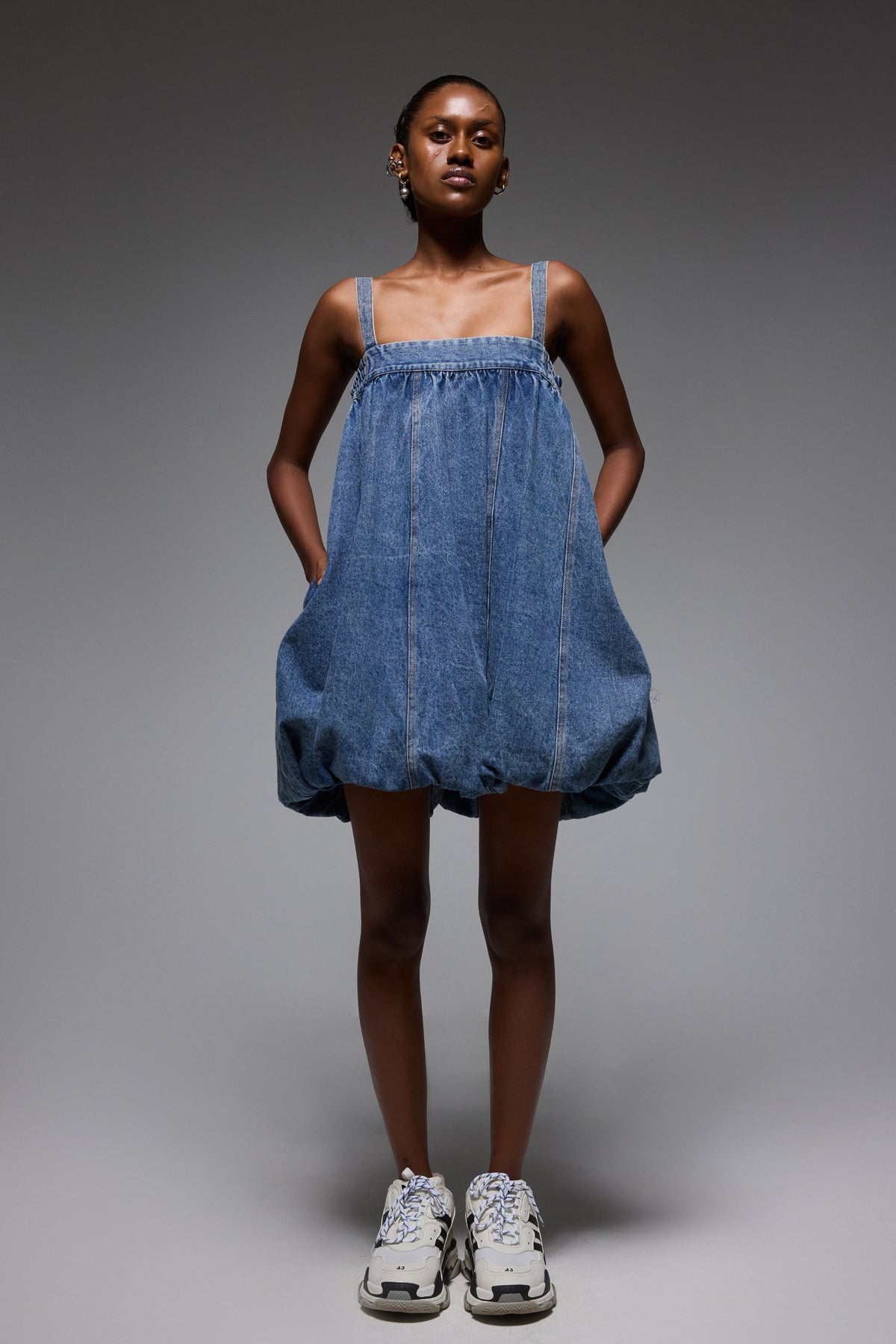 Denim Bubble Dress