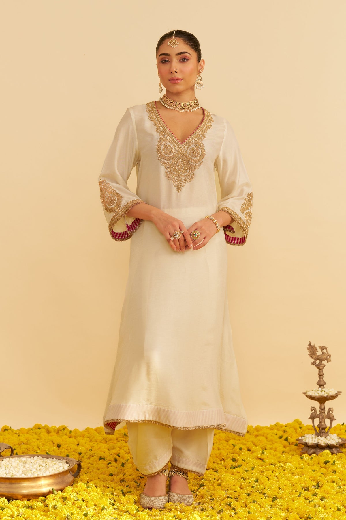 Haayat Ivory Salwar Set