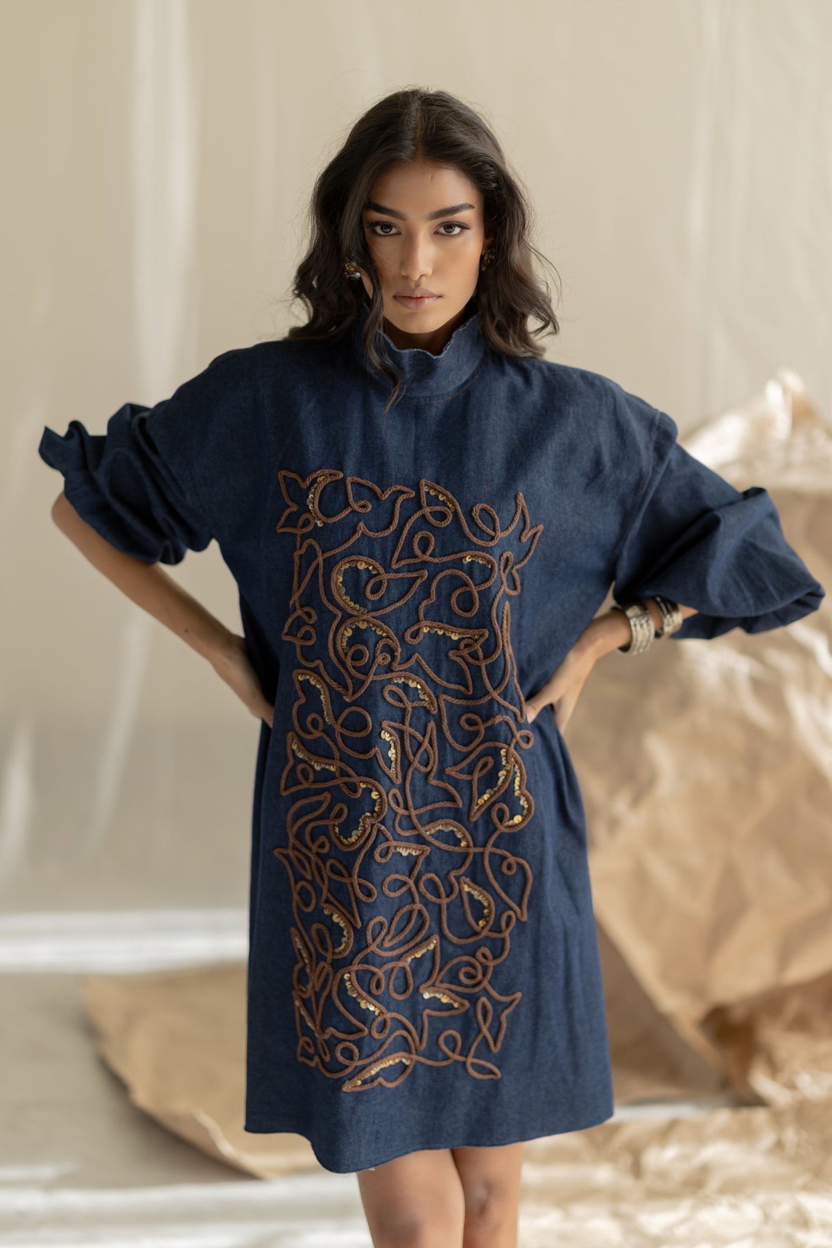 Dark Blue Box Dress