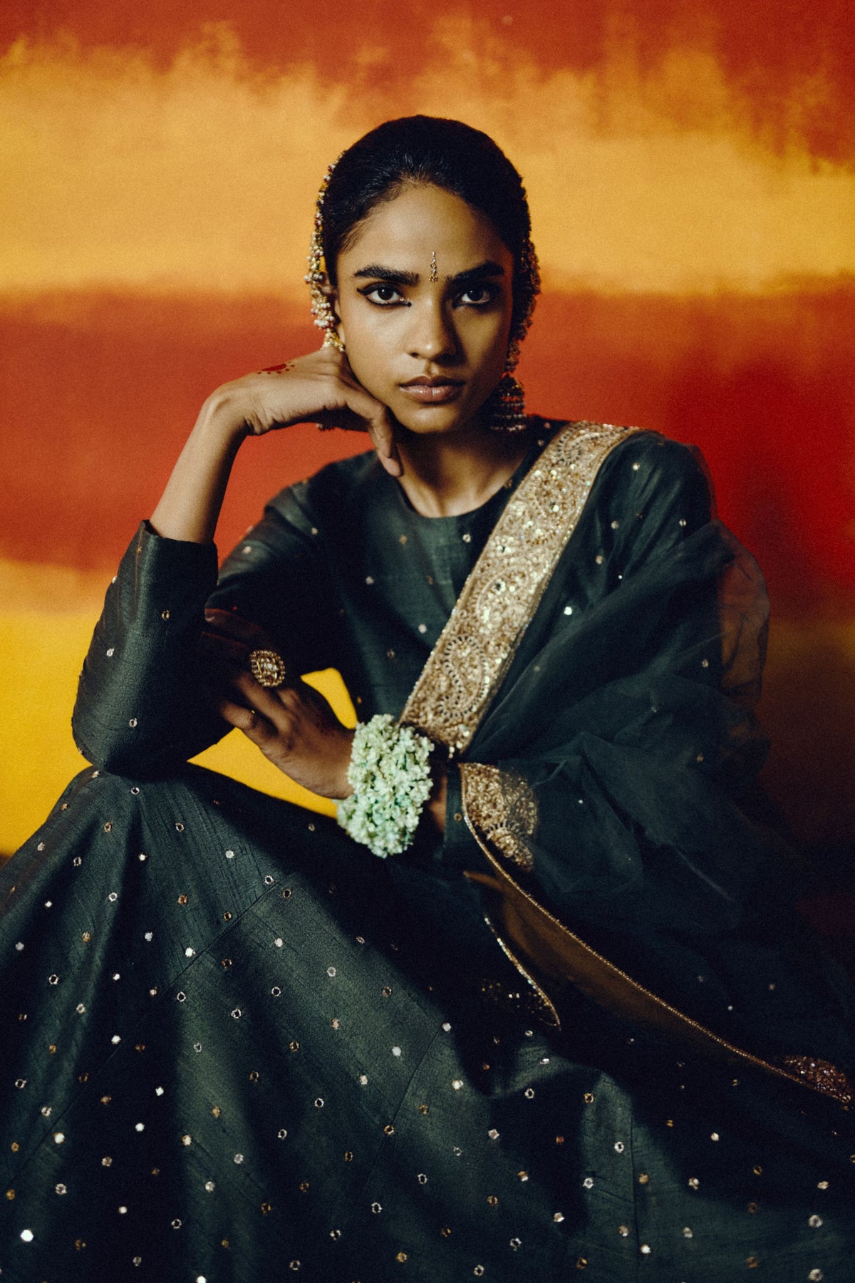 Valli Anarkali Set