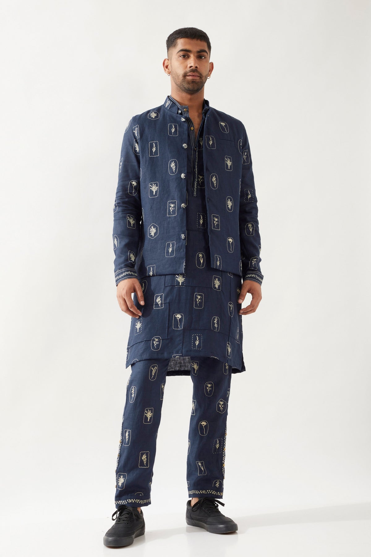 Madox Stamp Navy Bandi Set