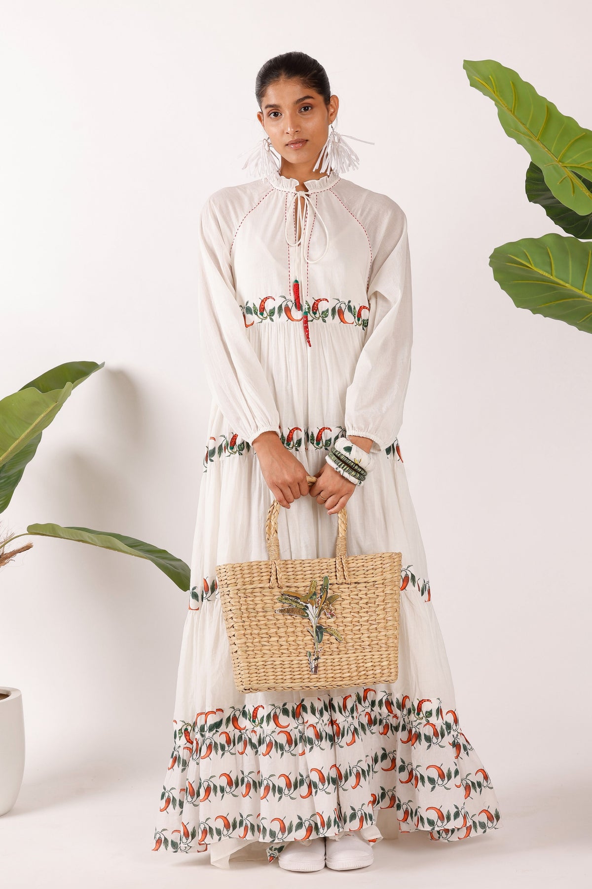 Off White Chilly Maxi Dress