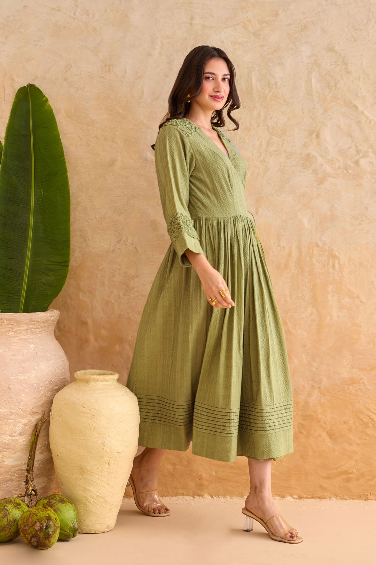 Olive Fern Dress