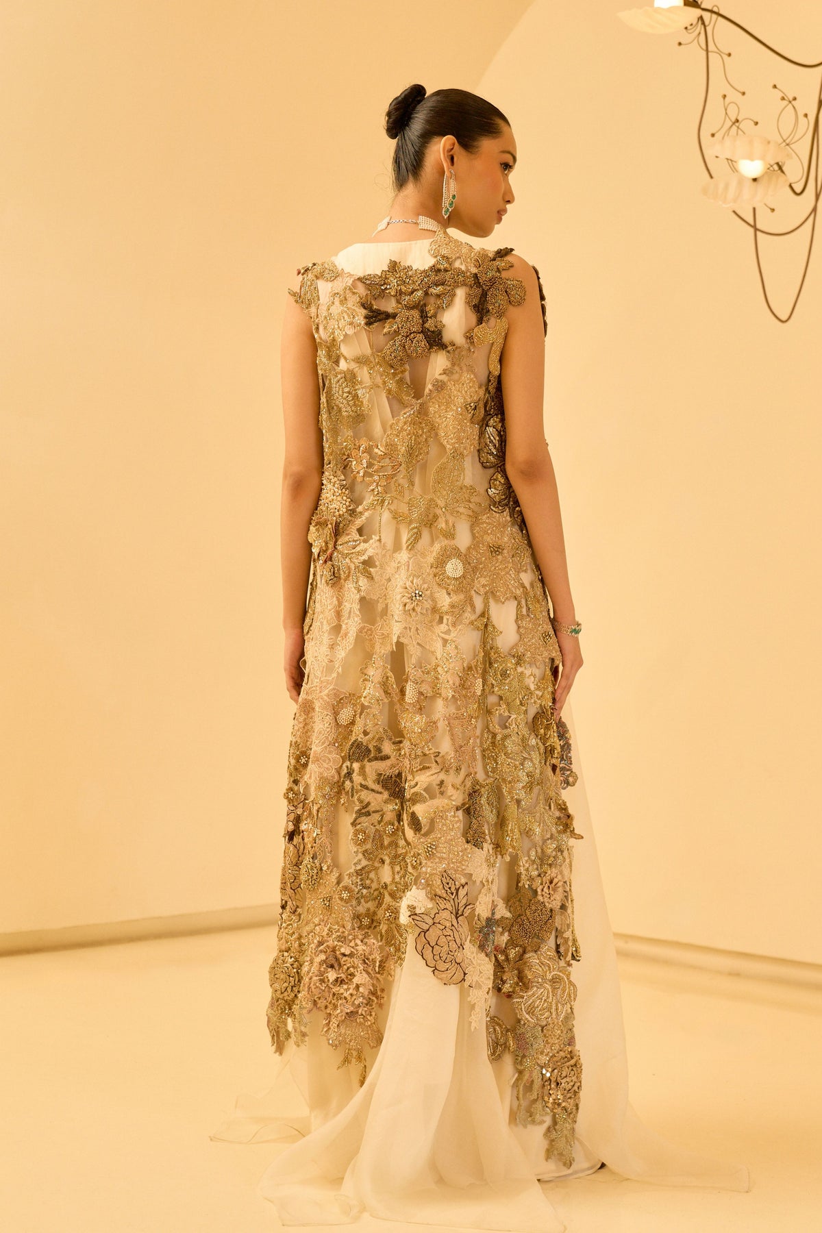 Aurelia Gold Jacket Set