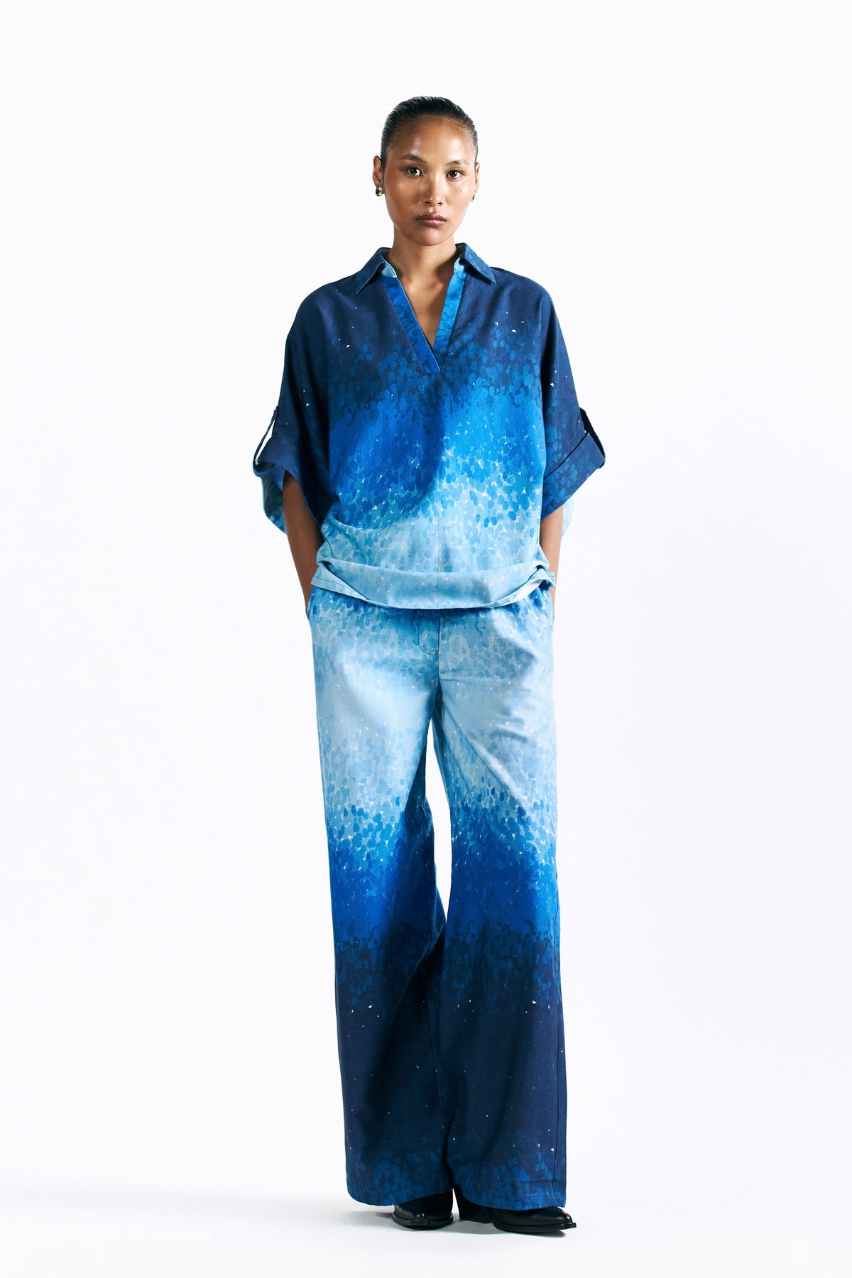 Mosaic Cobalt Shirt