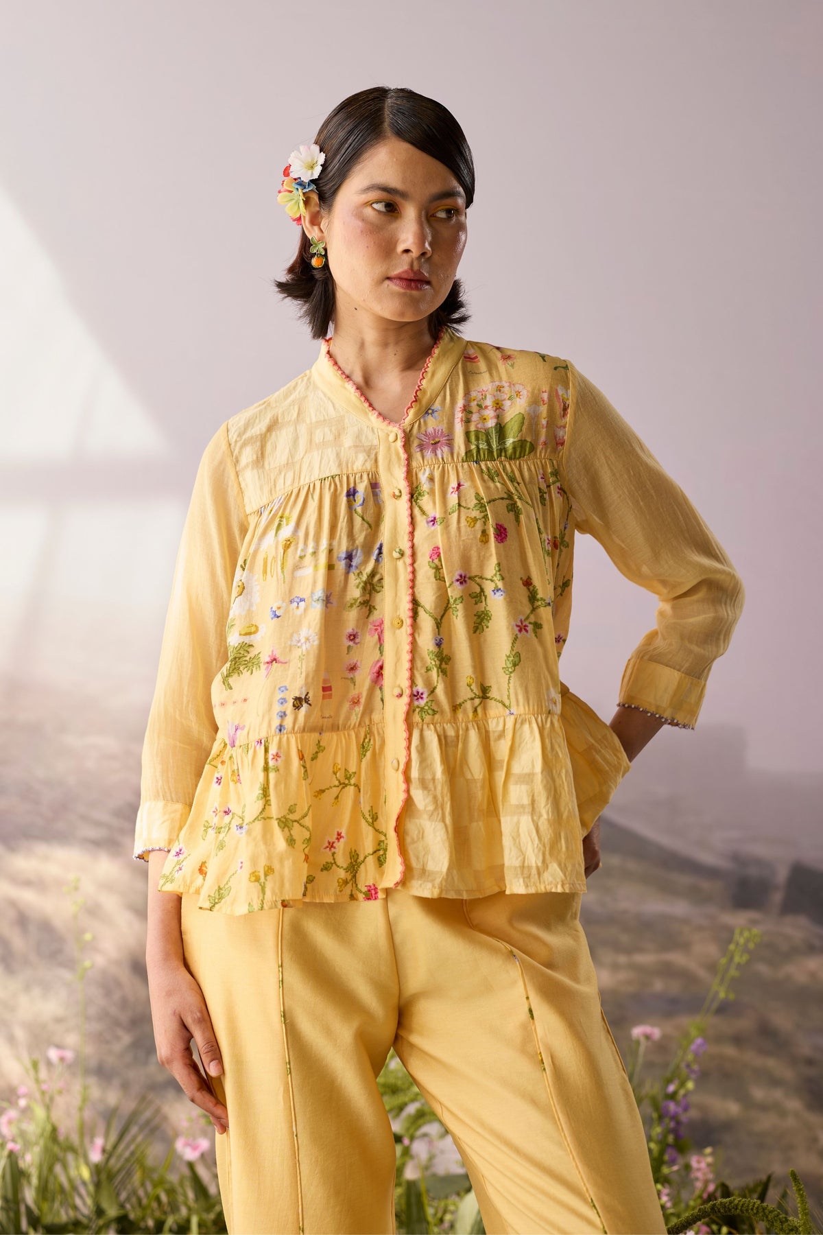 Sunray Tiered Top