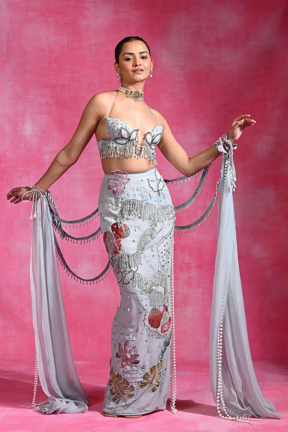 Icy Mehbooba Skirt Set