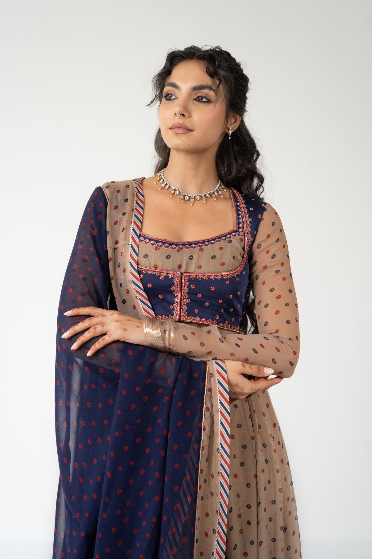 Veena Anarkali Set