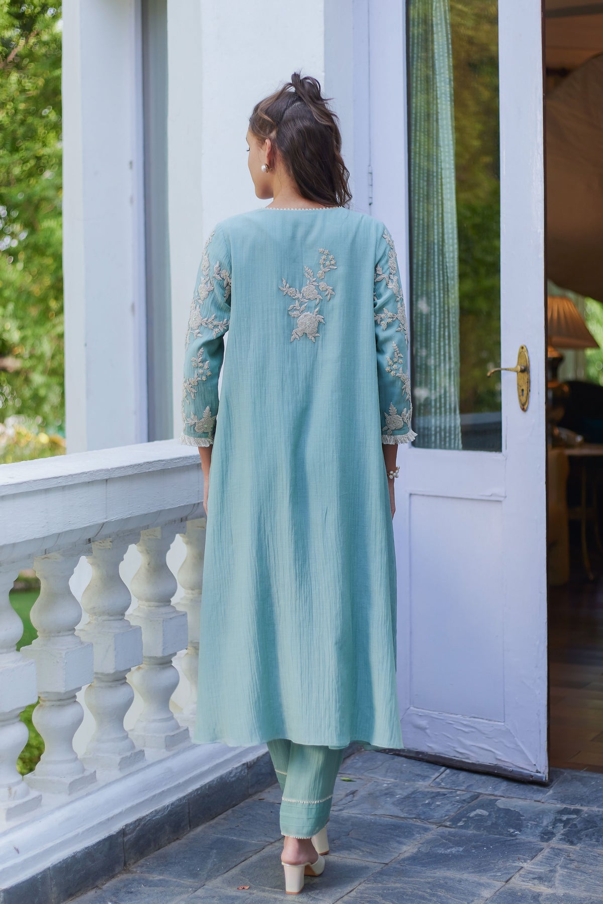 Green Muse Kurta Set