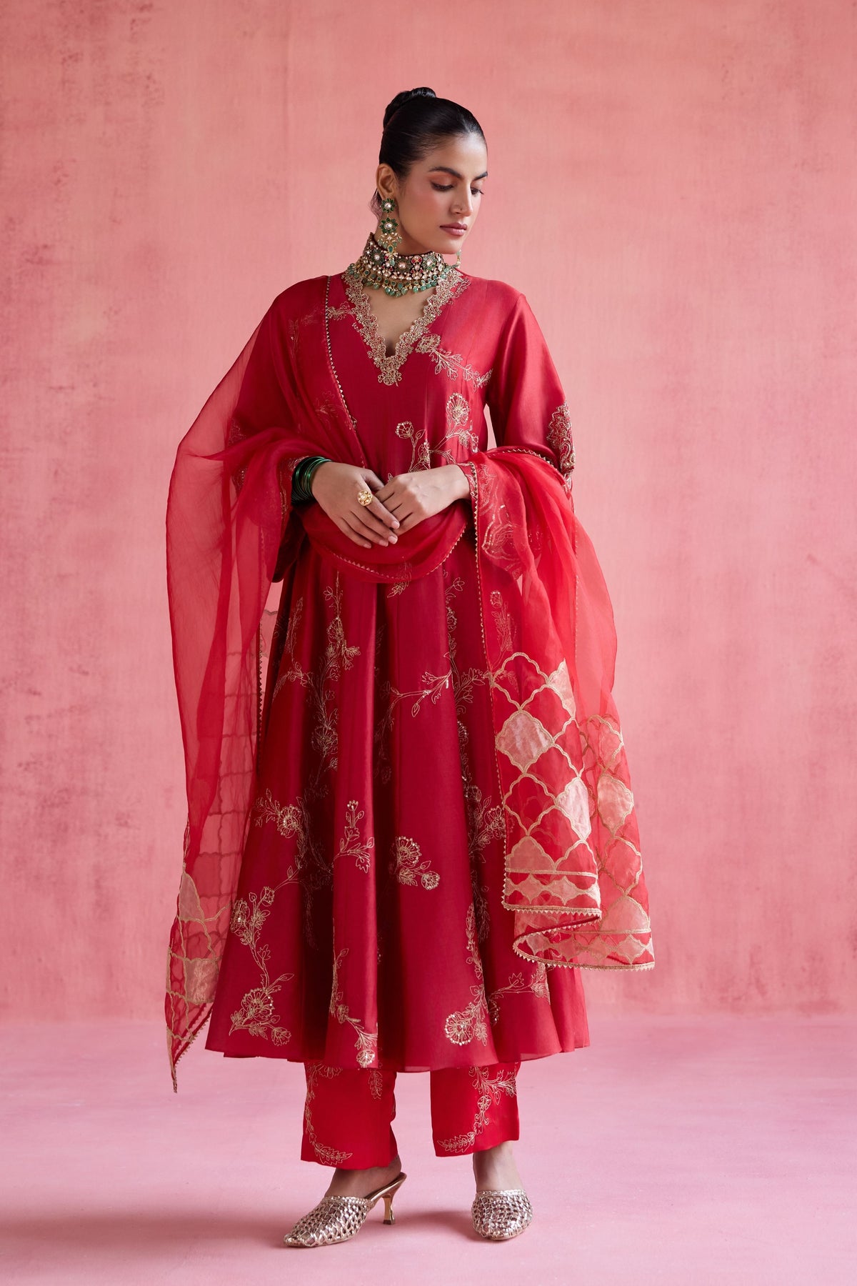 Nazm Anarkali Set
