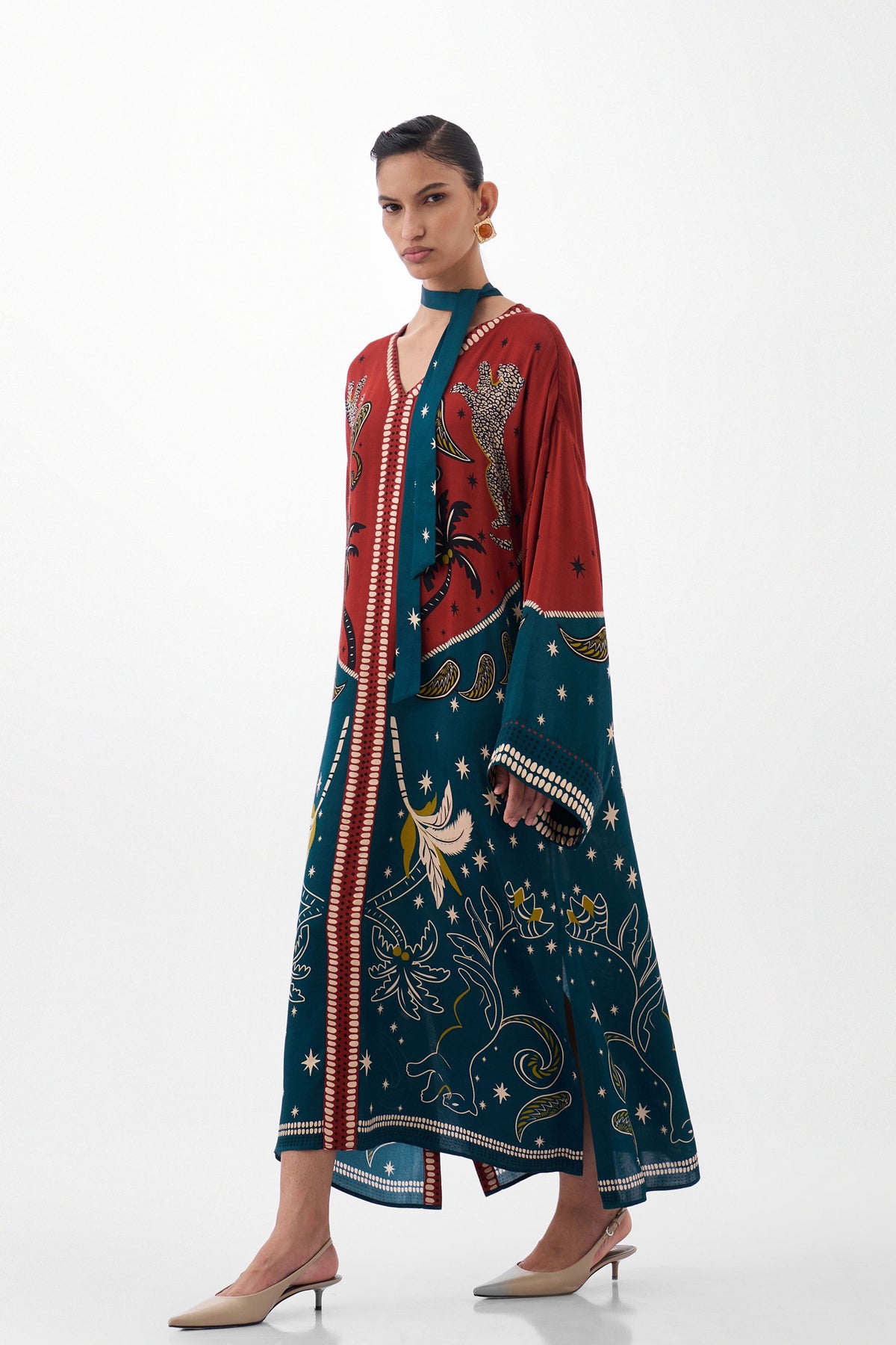 Adah Nocturnal Jungle Kaftan