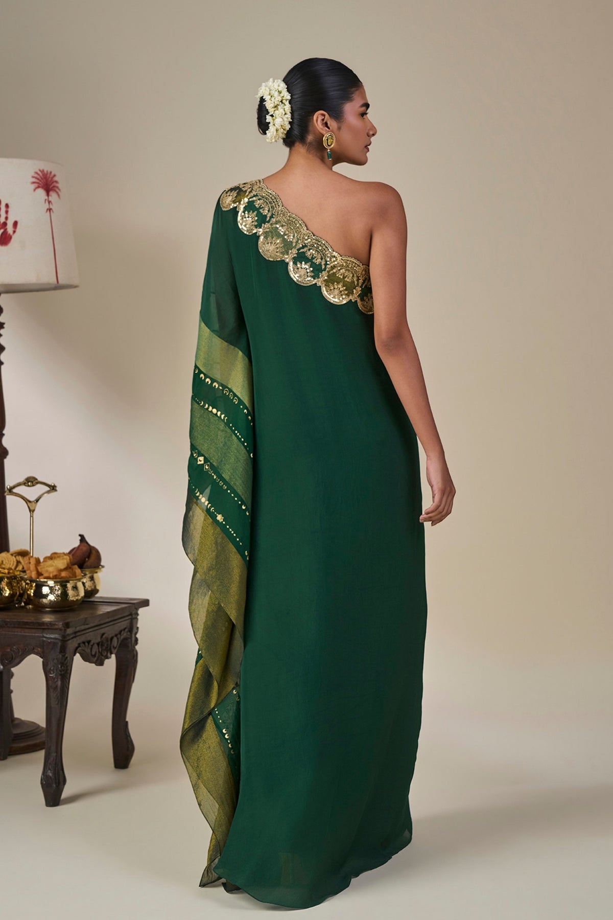 Green Celestial Moonfall Kaftan