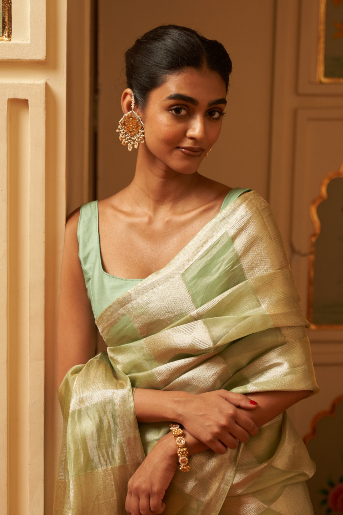 Kalyani Green Saree
