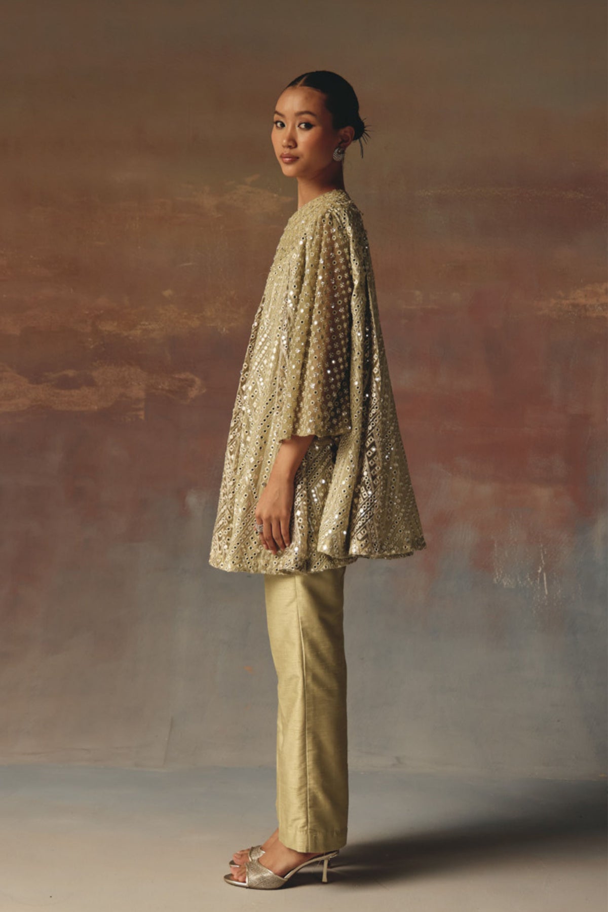 A-line Box Pleat Dress Jacket
