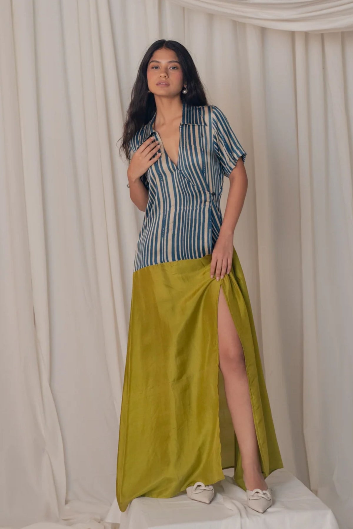 Stripes Maxi Dress