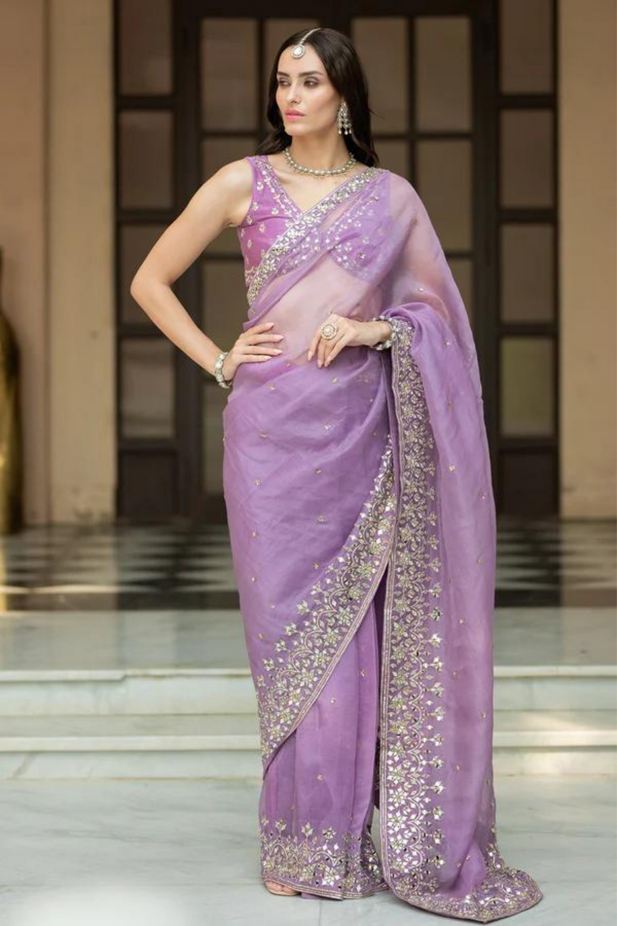 Lavinder Saree Set