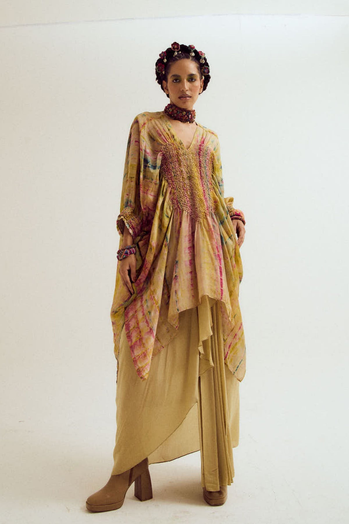 Gulmohar Kaftan Set