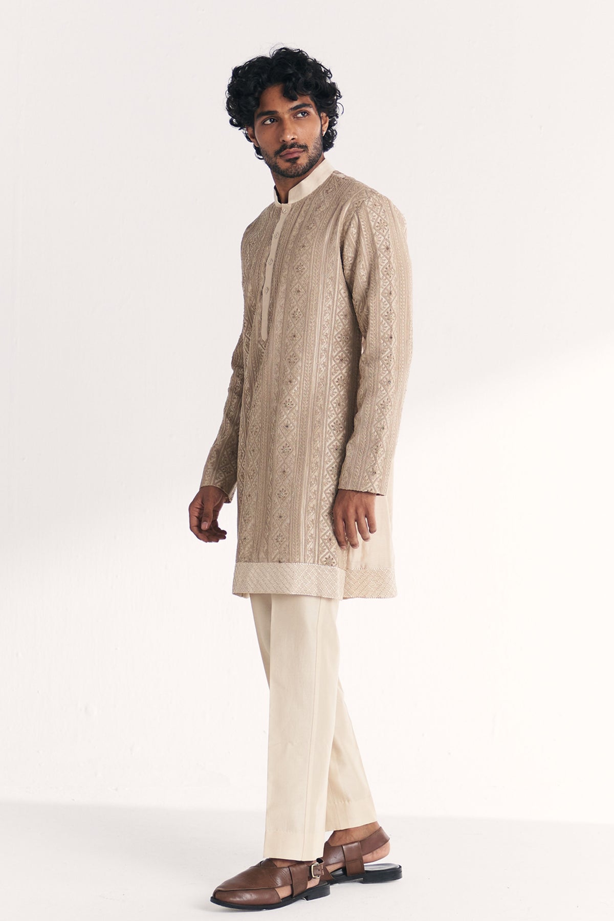 Janak Ivory Kurta Set
