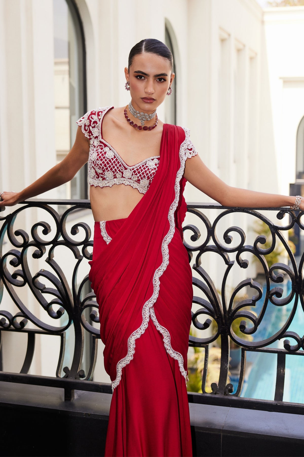 Amaris Drape Saree Set