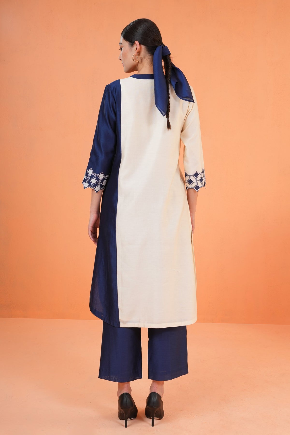 Blue Symphony Tunic Set