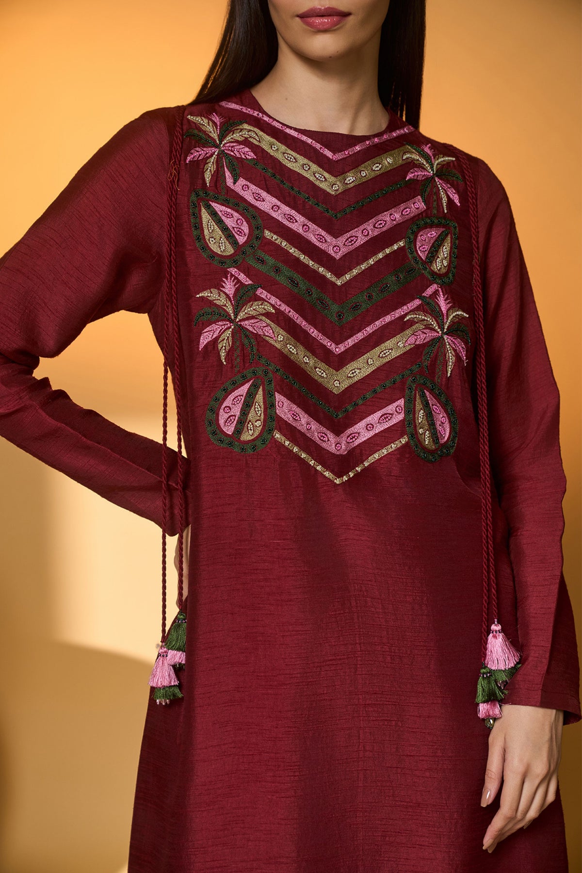 Pear of Tropics Sharara Set
