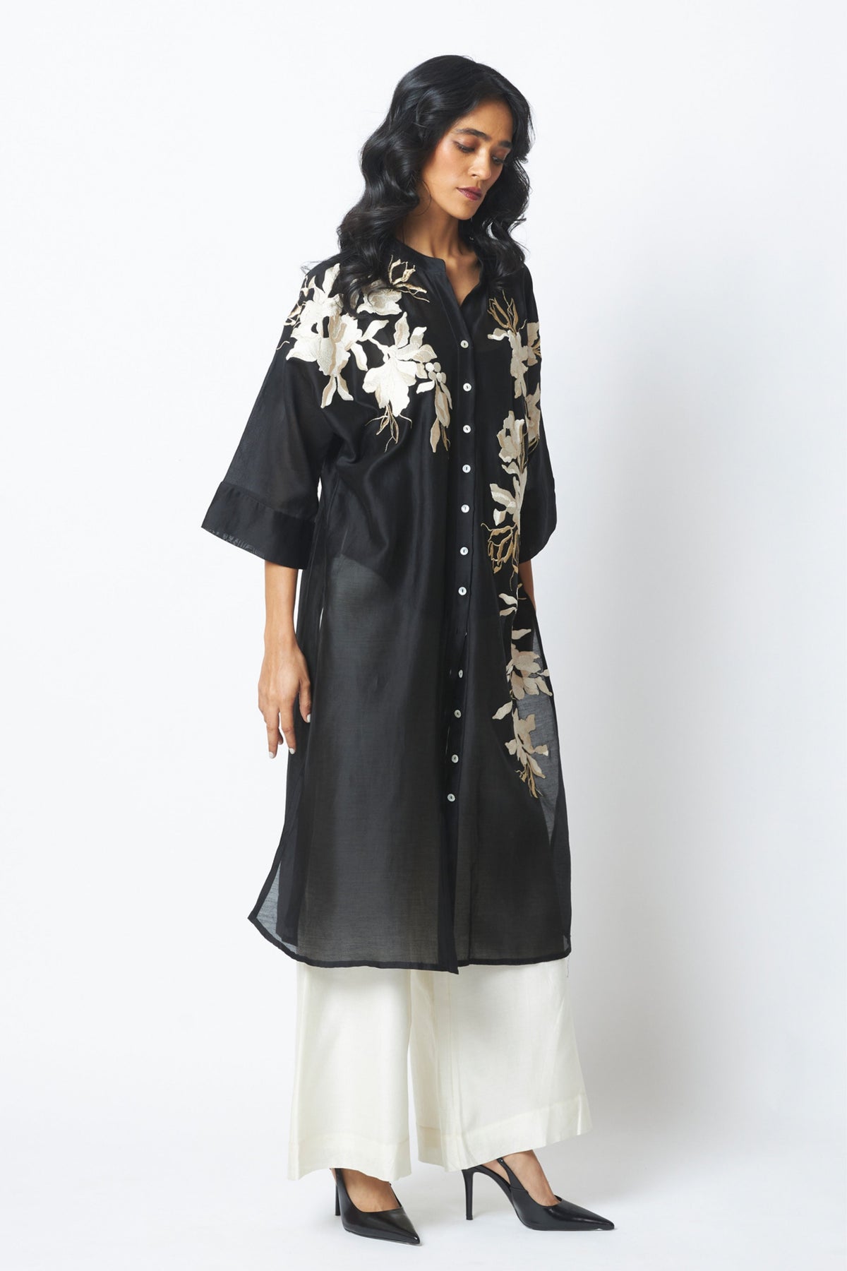 Black Easy Tunic Set