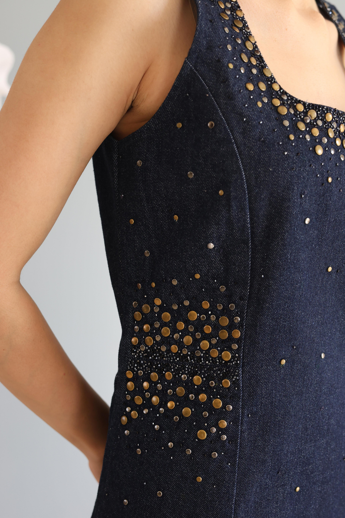 Midnight Blue Denim Dress