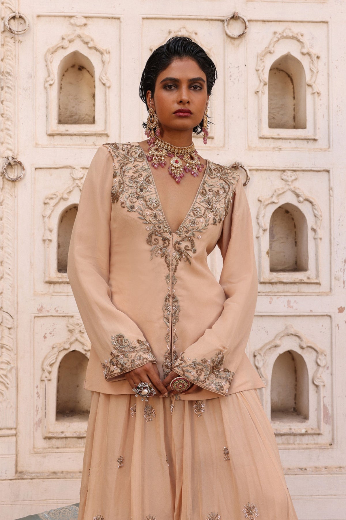 Baagh Sharara Set