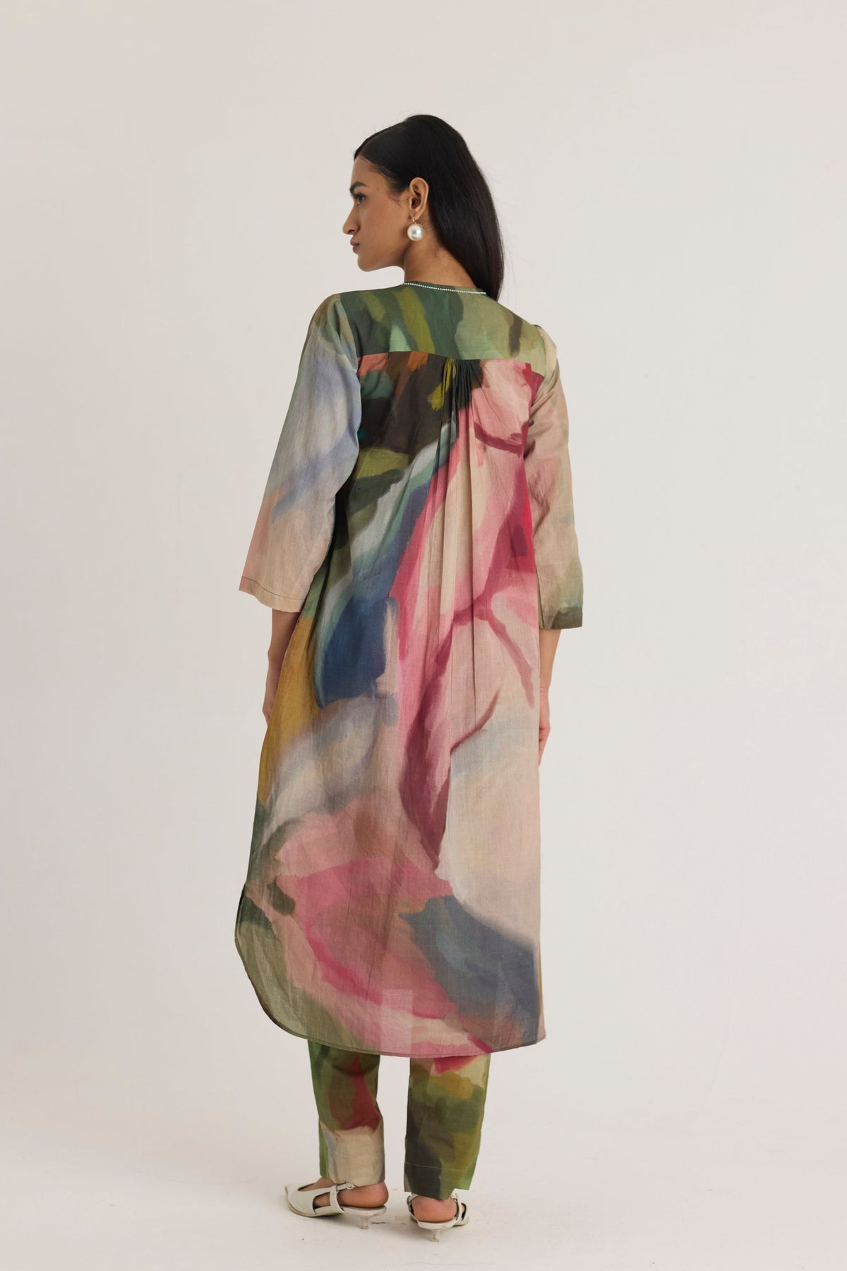 Tilly Long Cotton Kurta Set