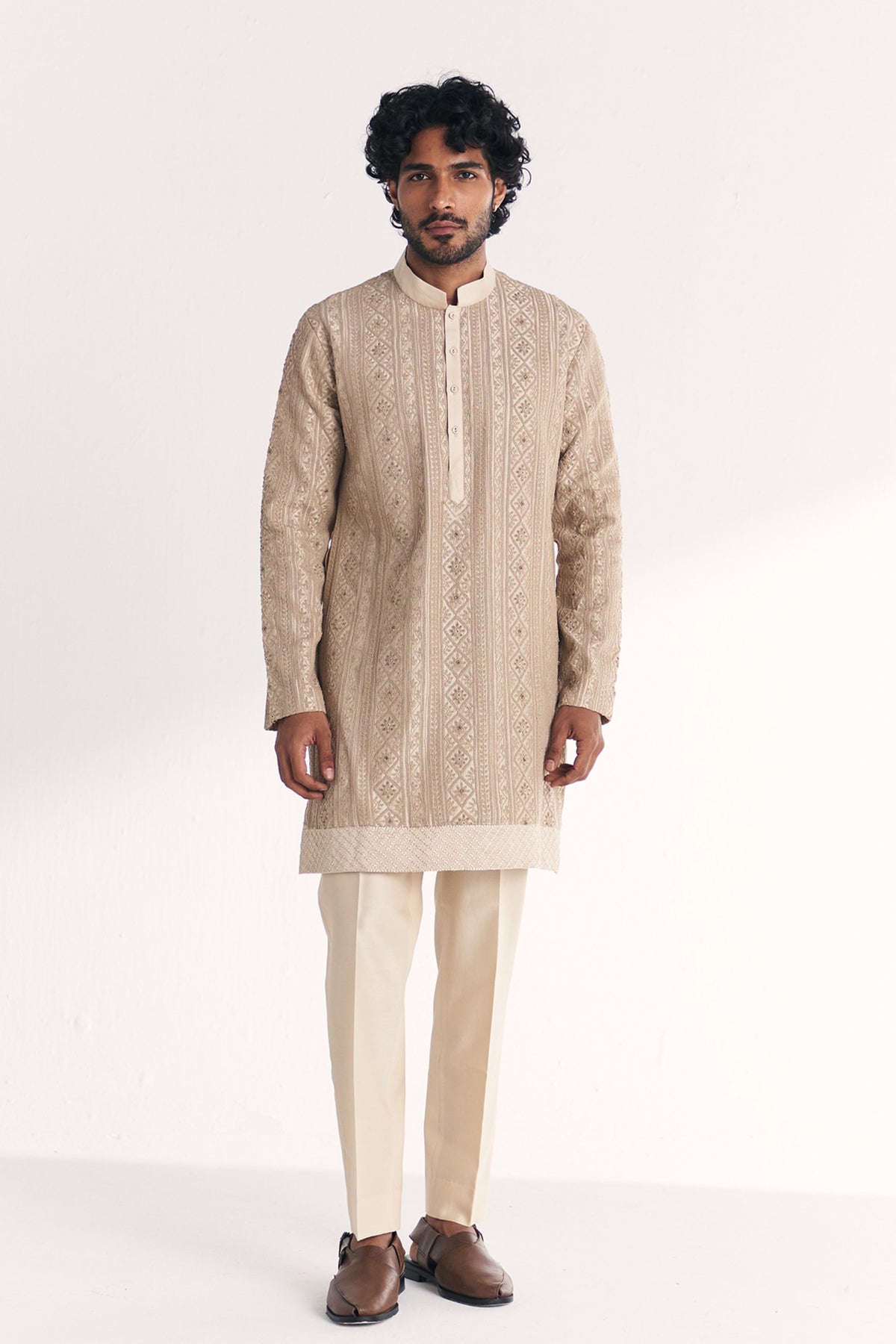 Janak Ivory Kurta Set