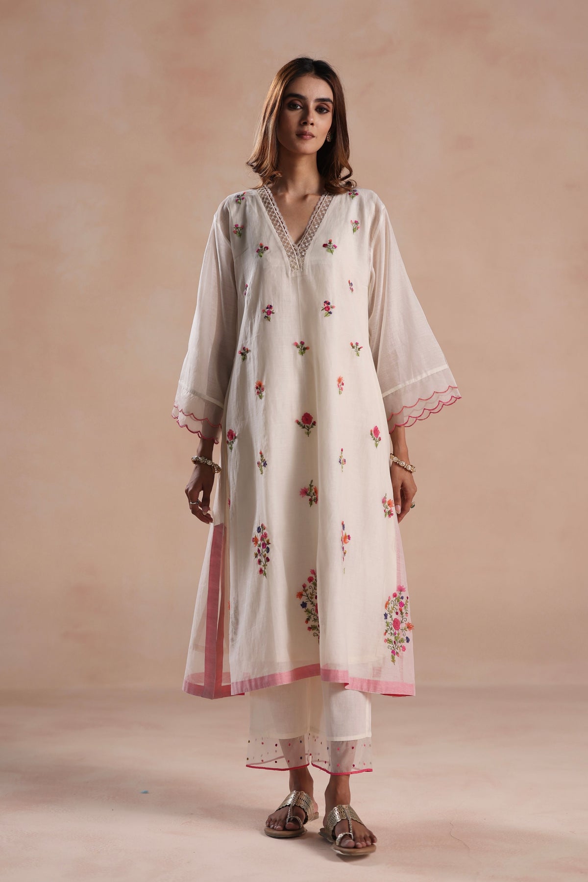Zeya Ivory Kurta Set