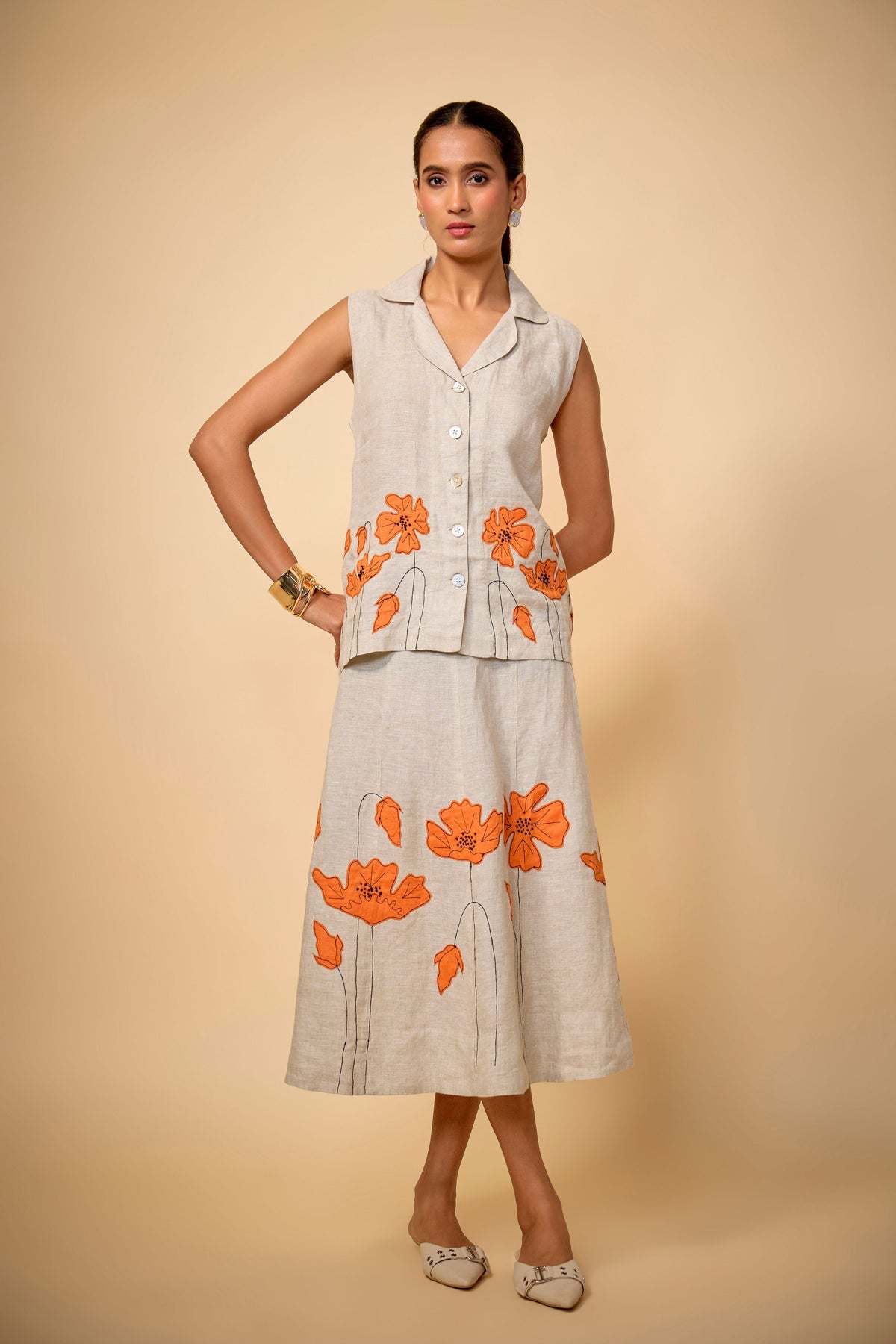 Floral Skirt Set