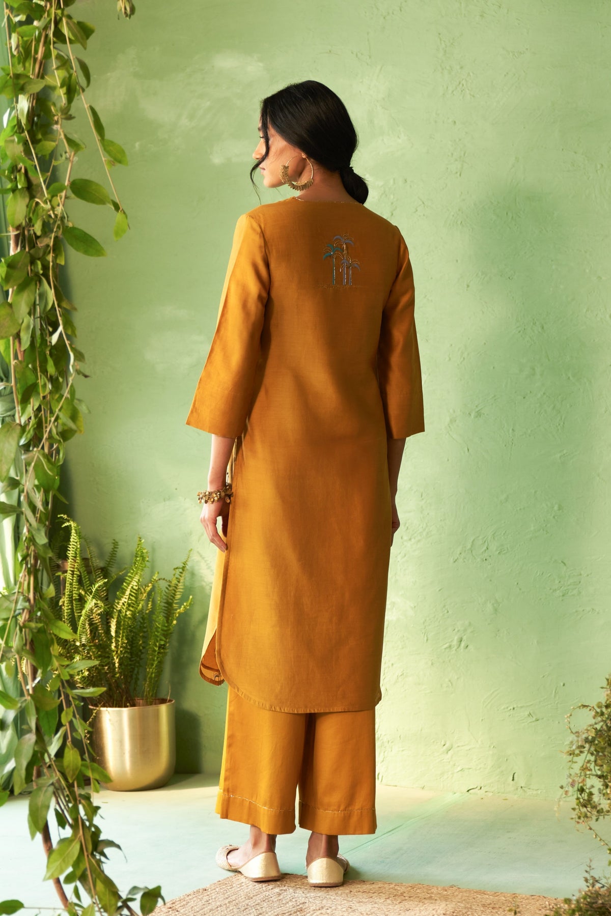 Palm Kurta  Set