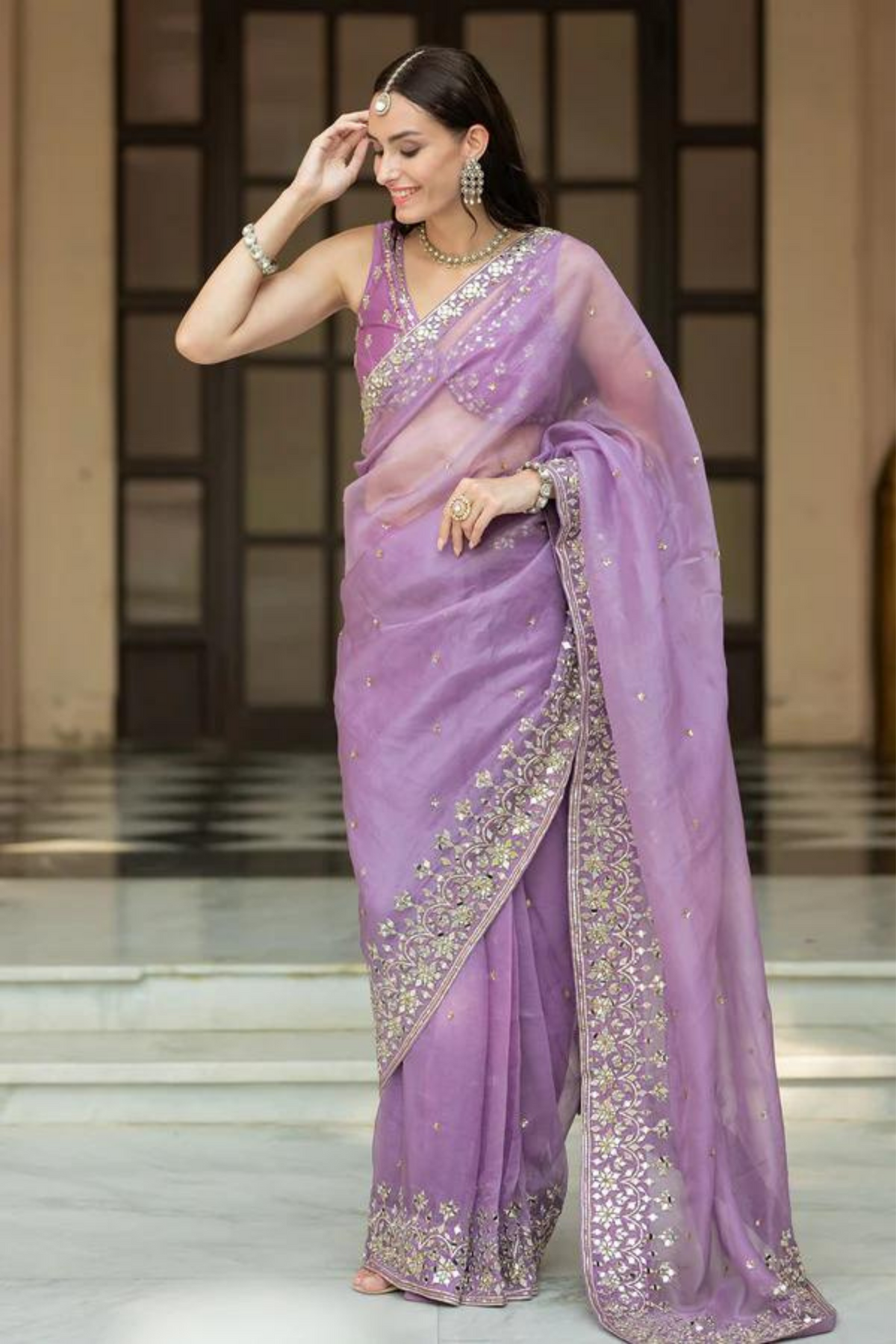 Lavinder Saree Set