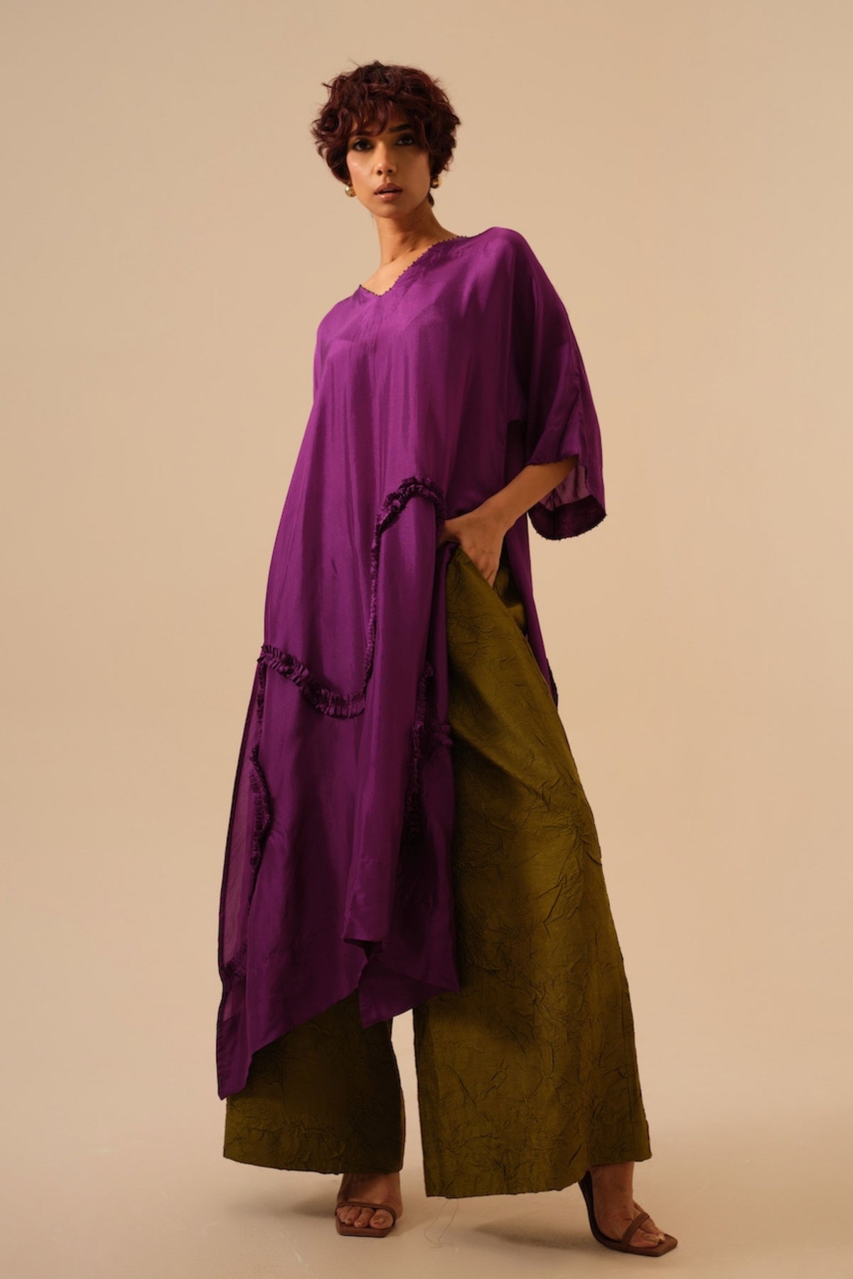 Aubergine Flamingo Tunic