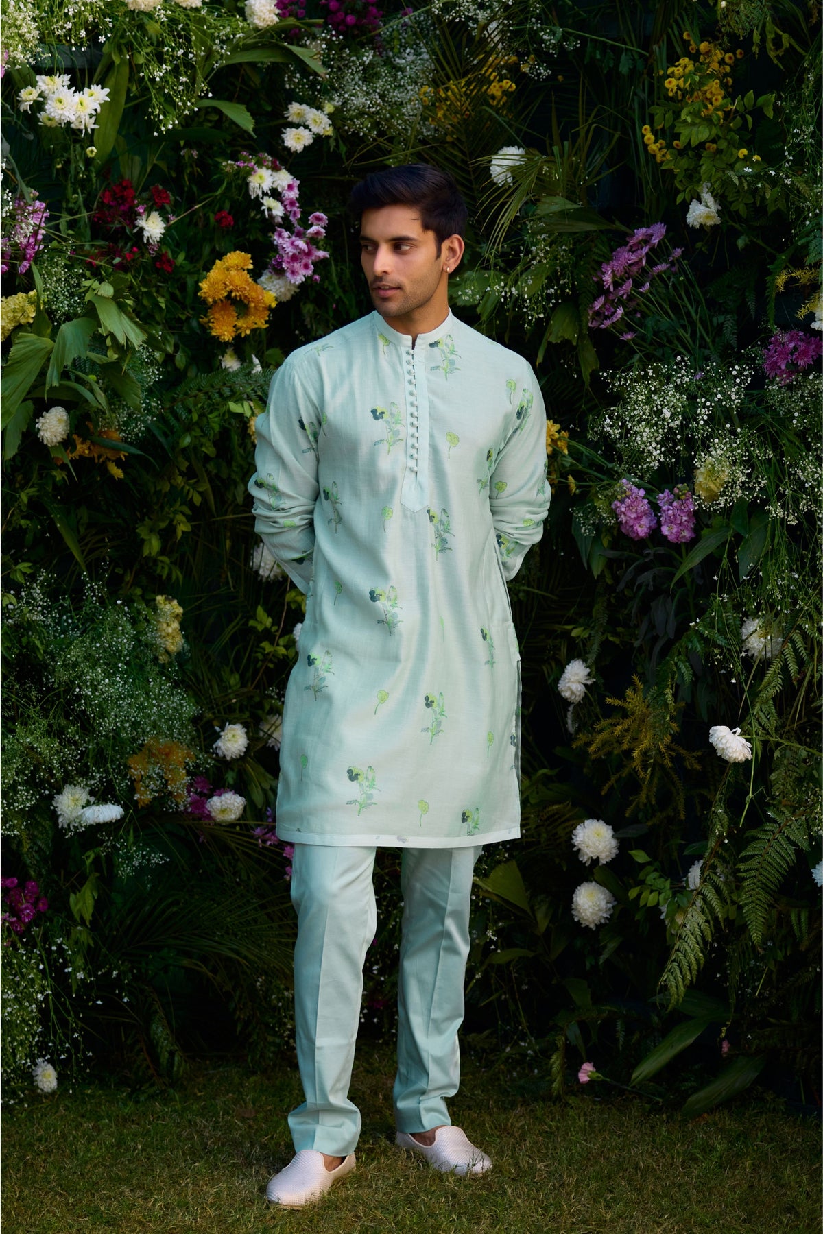 Aqua Blue Kurta Set