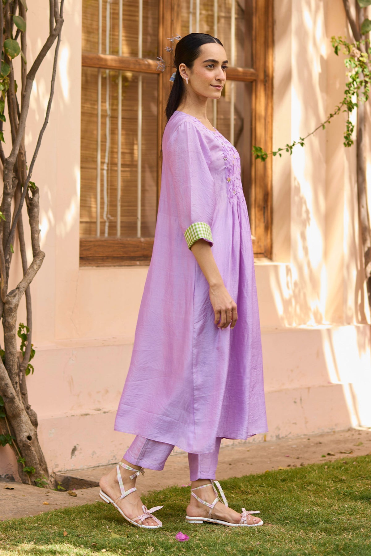 Radiant Lavender Kurta Set