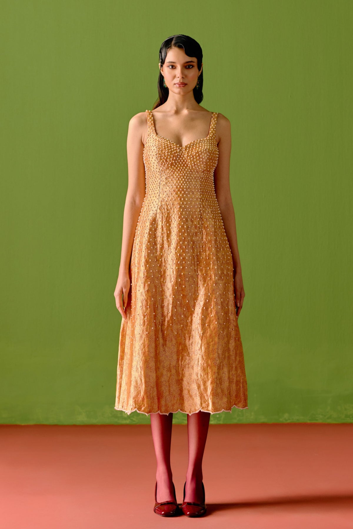 Tara Guilded Corset Dress